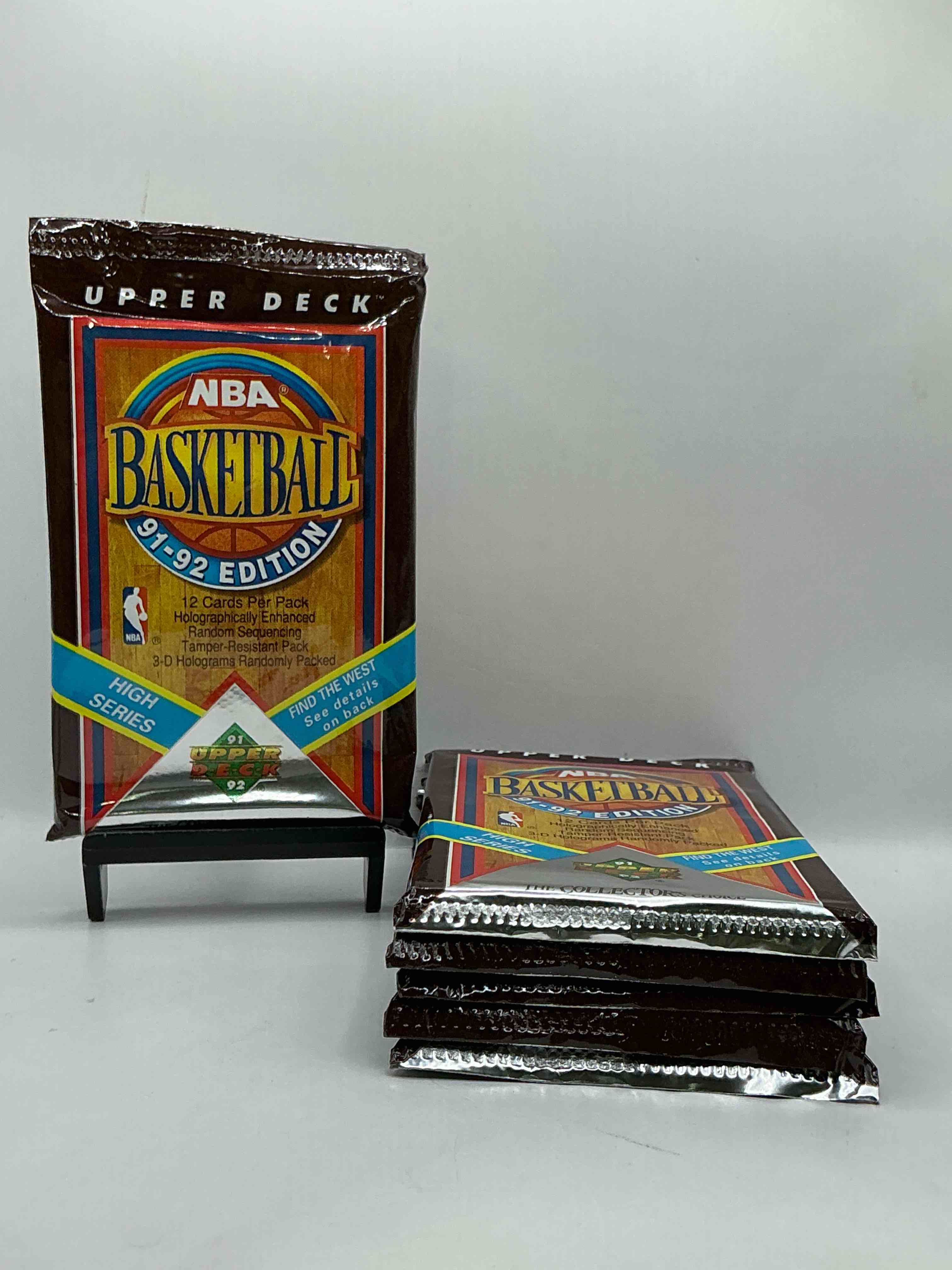 Michael Jordan?! 1991/92 NBA Upper Deck Basketball Sealed Sports Card Collectible Pack, Direct From Original Retail Case! Search For Valuable Michael Jordan #44, Magic vs. Jordan Card #34 & So Many Other Cool Cards! Hard To Find & Drying Up!