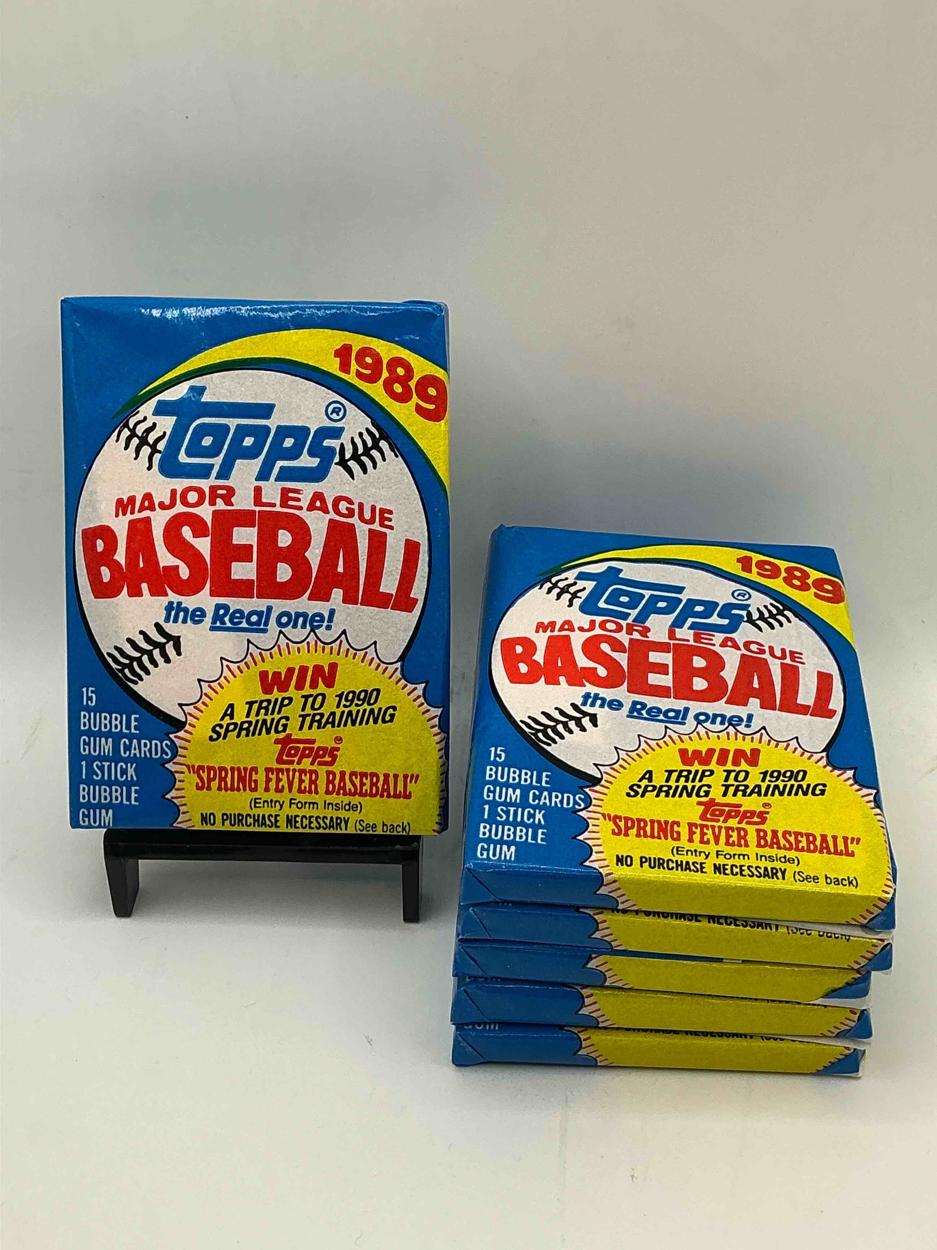1989! Bo Jackson, Deion Sanders, Don Mattingly & More! Insane 1989 Topps Baseball Unopened Sports Card Collectible Wax Packs! Direct From Original Retail Case! Search For Valuable Randy Johnson Rookies!