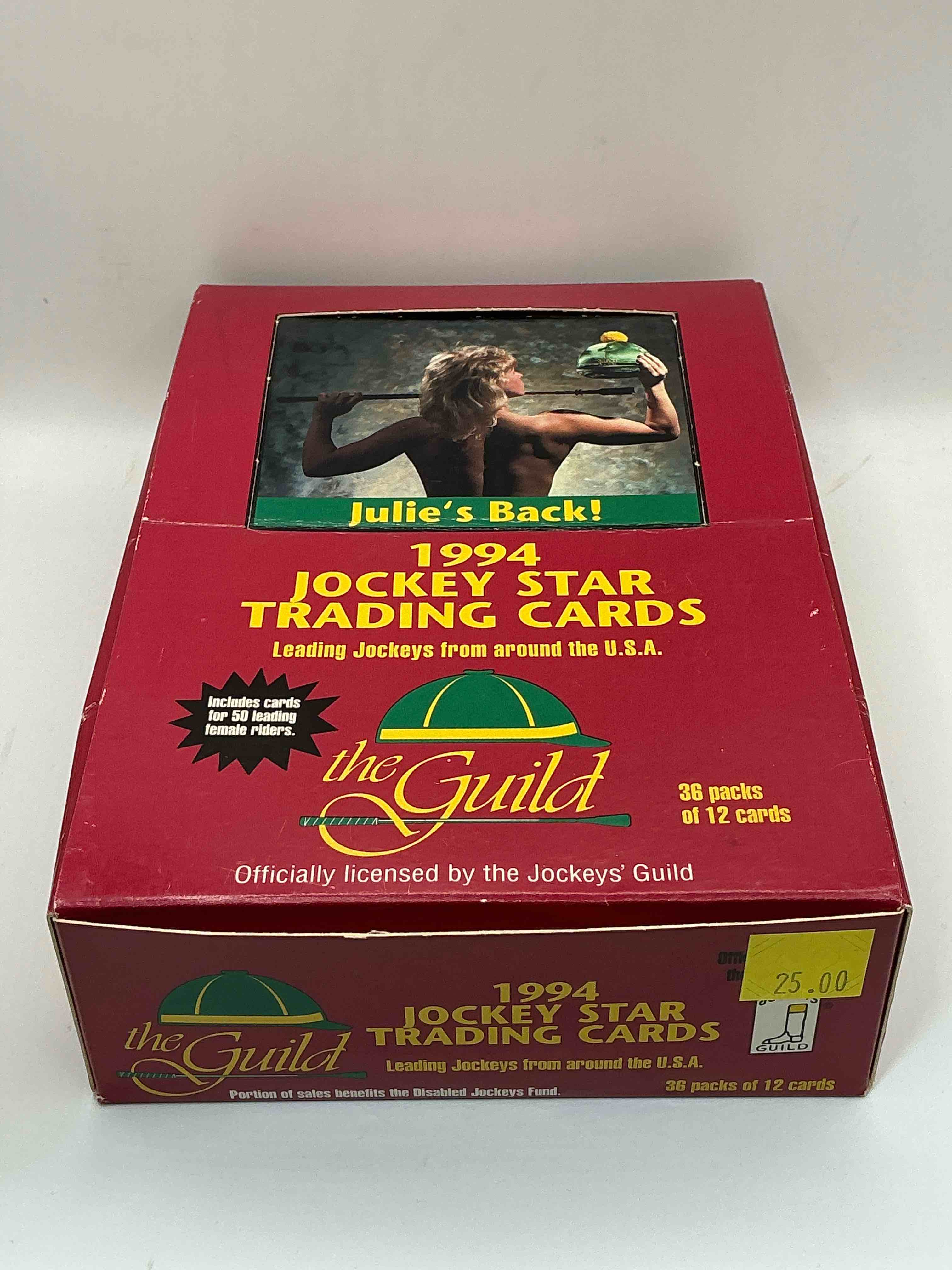 1994 Horse Star Cards “Jockey Star” Trading Cards! “The Guild” All The Leading Jockeys From Around The World! 12 Cards Per Pack! WOW!