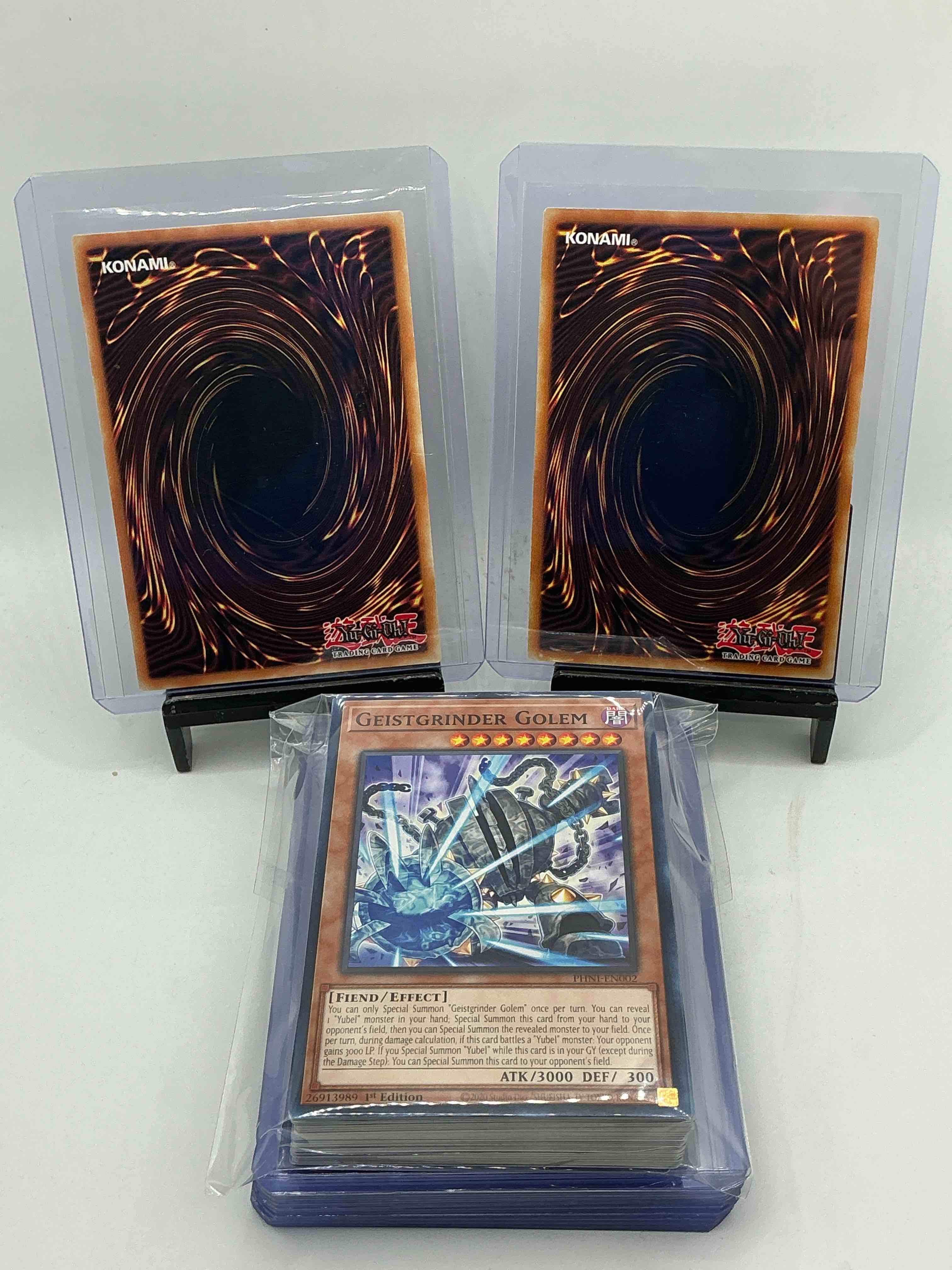 Condition photo showing New/Like New for yu-gi-oh 50 card lot! join the craze of yu-gi-oh with these awesome cards! this 50 card lot includes the big three yu-gi-oh category cards, monsters, spells & traps! this 50 card lot includes some of all three! wow! perfect time to start collecting! 