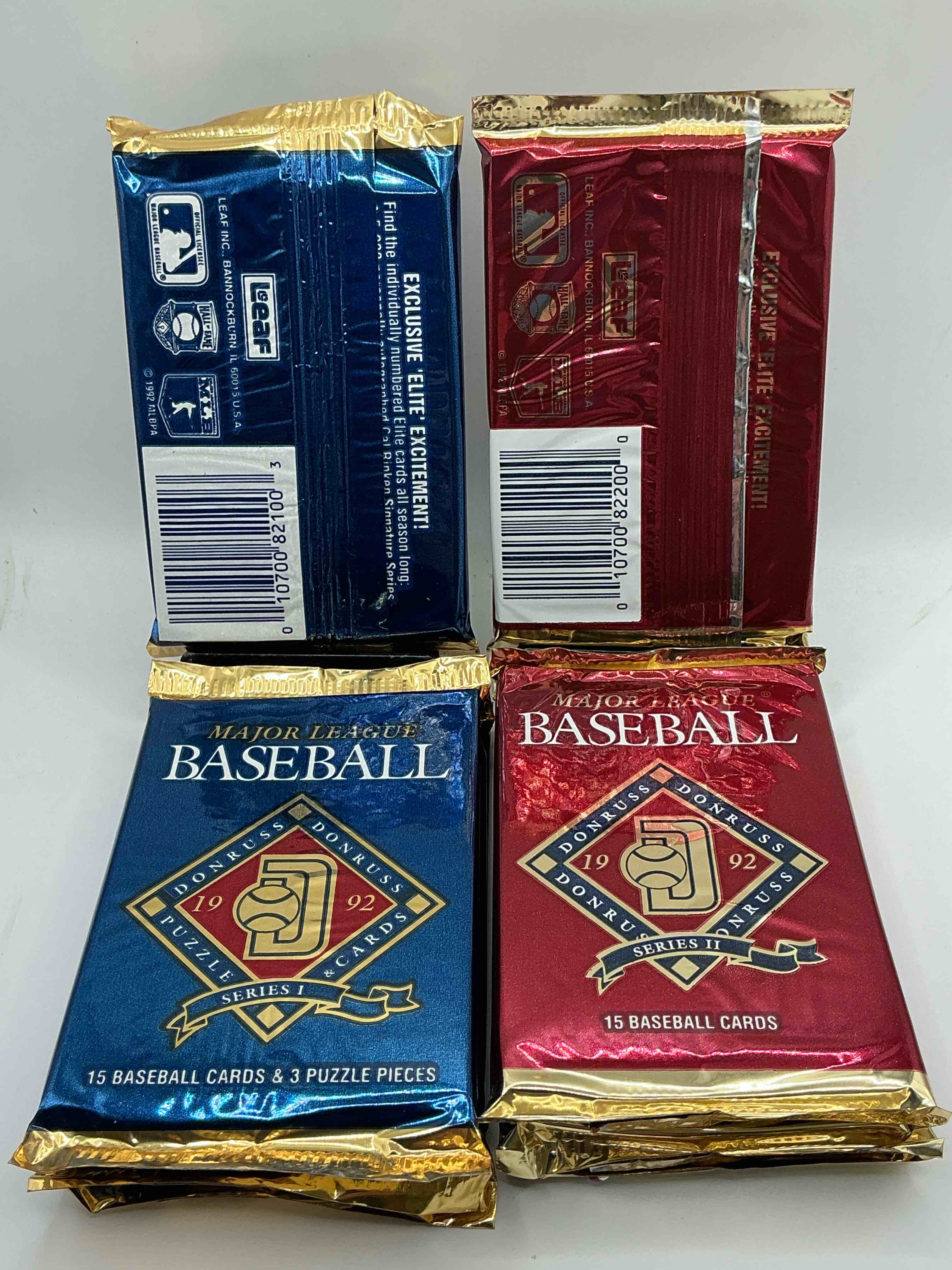 Condition photo showing New/Like New for great year! 1993 donruss baseball unopened baseball card packs, series i & ii, direct from original sealed retail case! search for valuable rated rookie cards from chipper jones (psa 10 $150+) & mike piazza, early ken griffey jr. & so much more!