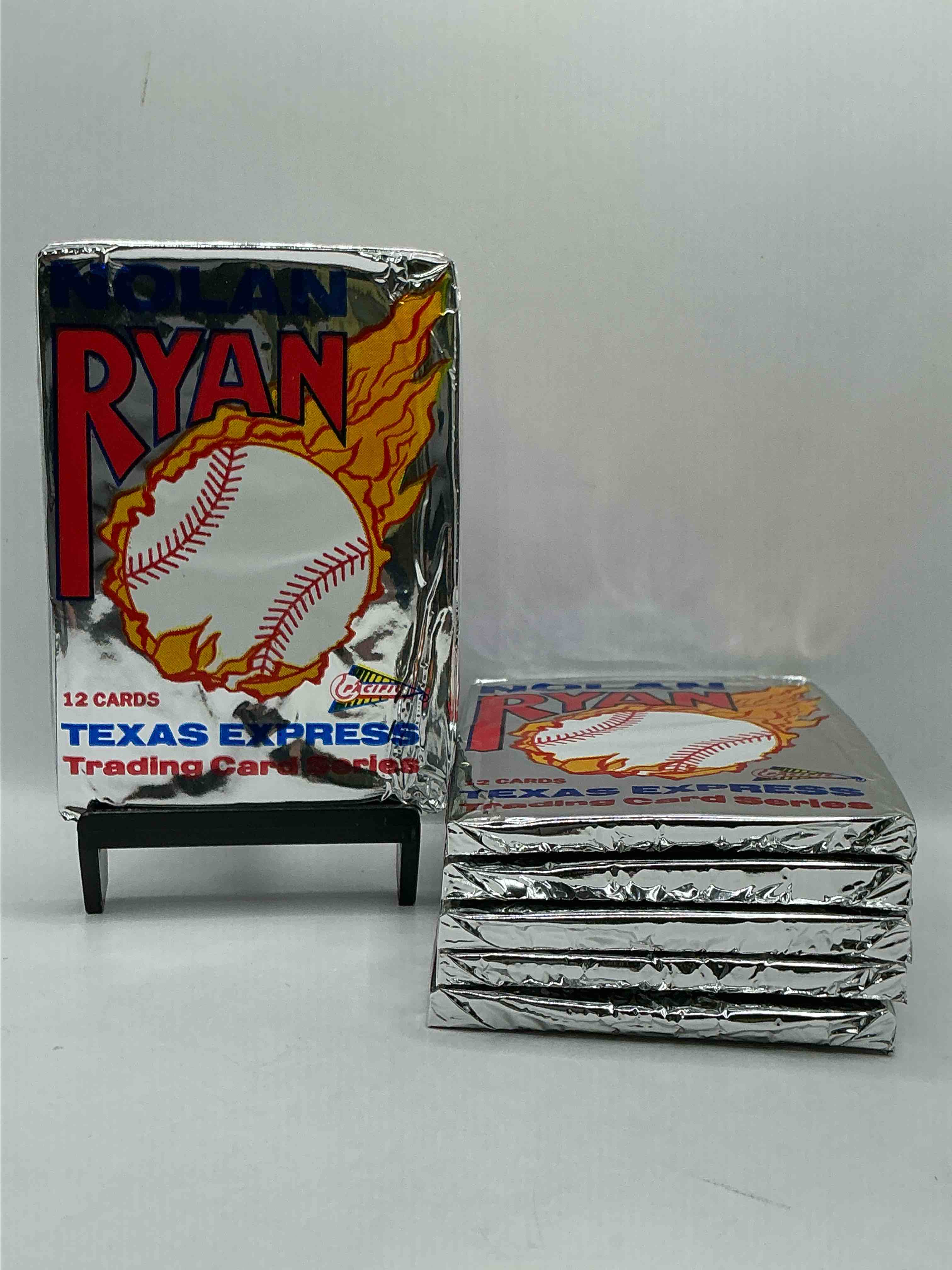 1991 pacific texas express nolan ryan 12 card packs! baseball fans rejoice! only nolan ryan cards can be found in these packs! wow!