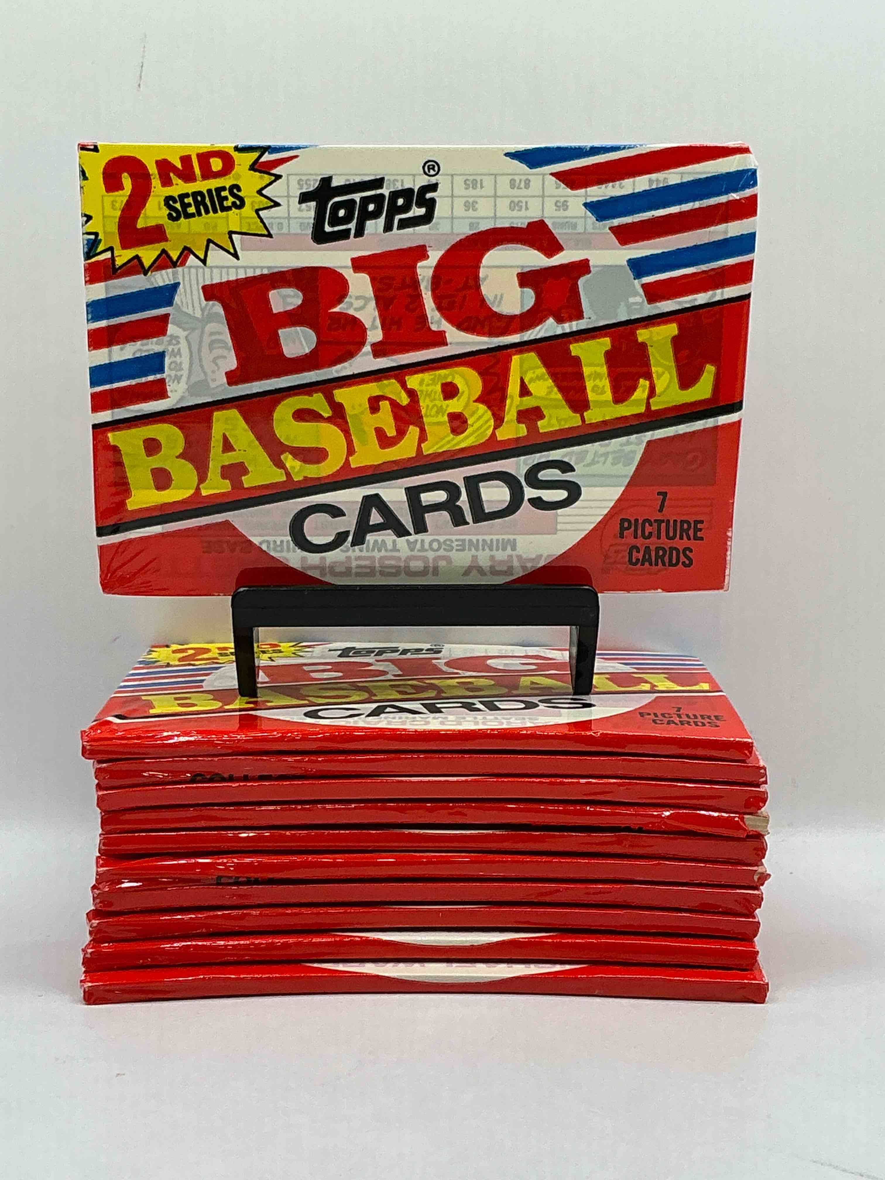 1988 topps big baseball sealed card packs direct from original retail case. getting harder & harder to find! search for bo jackson, roger clemons & tons of 80's stars in these fun cards you rarely see!