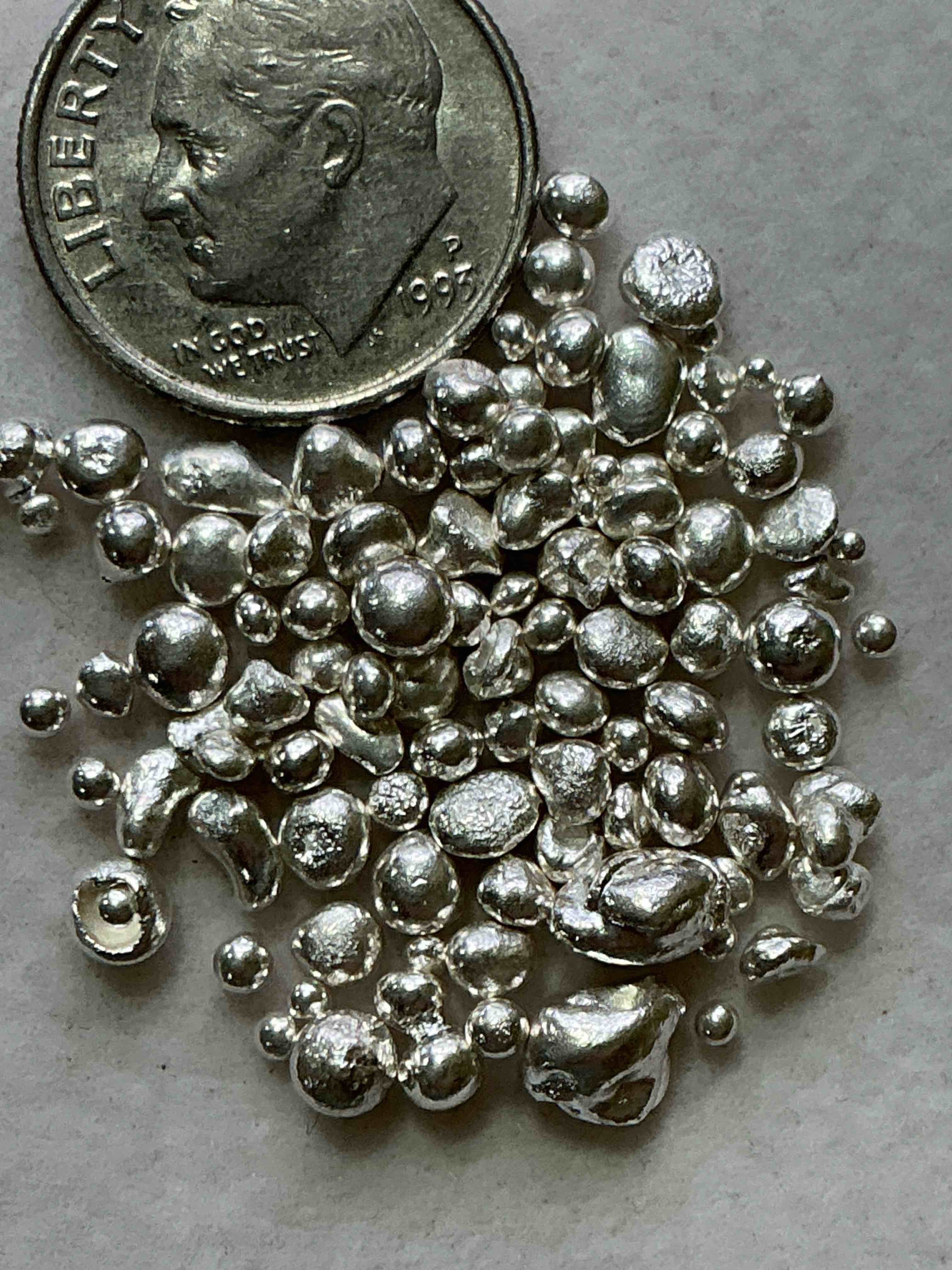 Condition photo showing New/Like New for silver nuggets! .999 us fine silver, in small nugget form! total weight of all nuggets in lot approximately 6 grams, bid is per nugget! a cool way to invest in fine us silver! includes collector capsule!