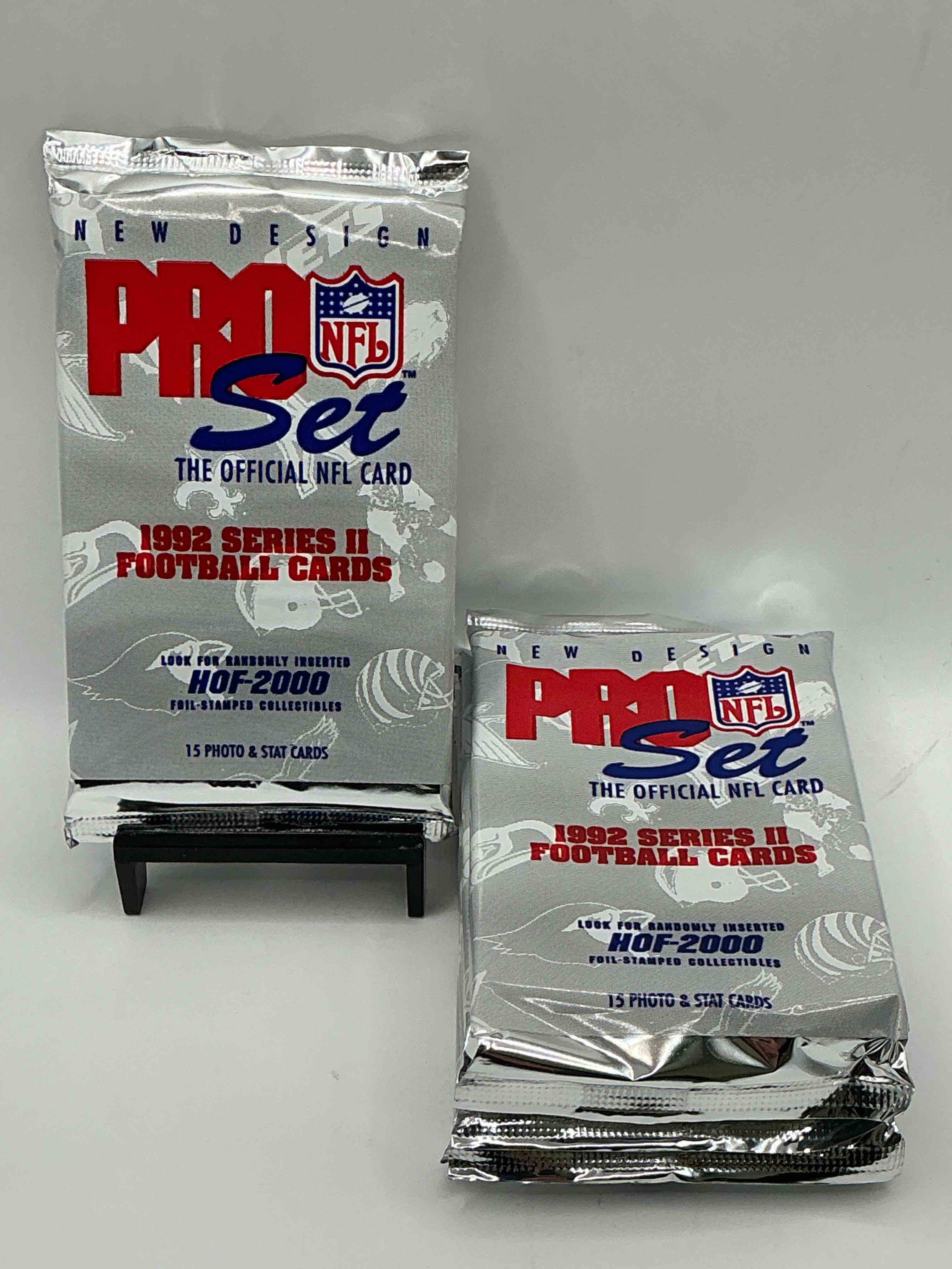 NFL PRO SET! WOW! 1992 Series II Football Cards! Possible Rice, Montana, Elway, Sanders, Jackson & More! Search For Limited Edition Randomly Inserted HOF 2000 Stamped Collectibles! 
