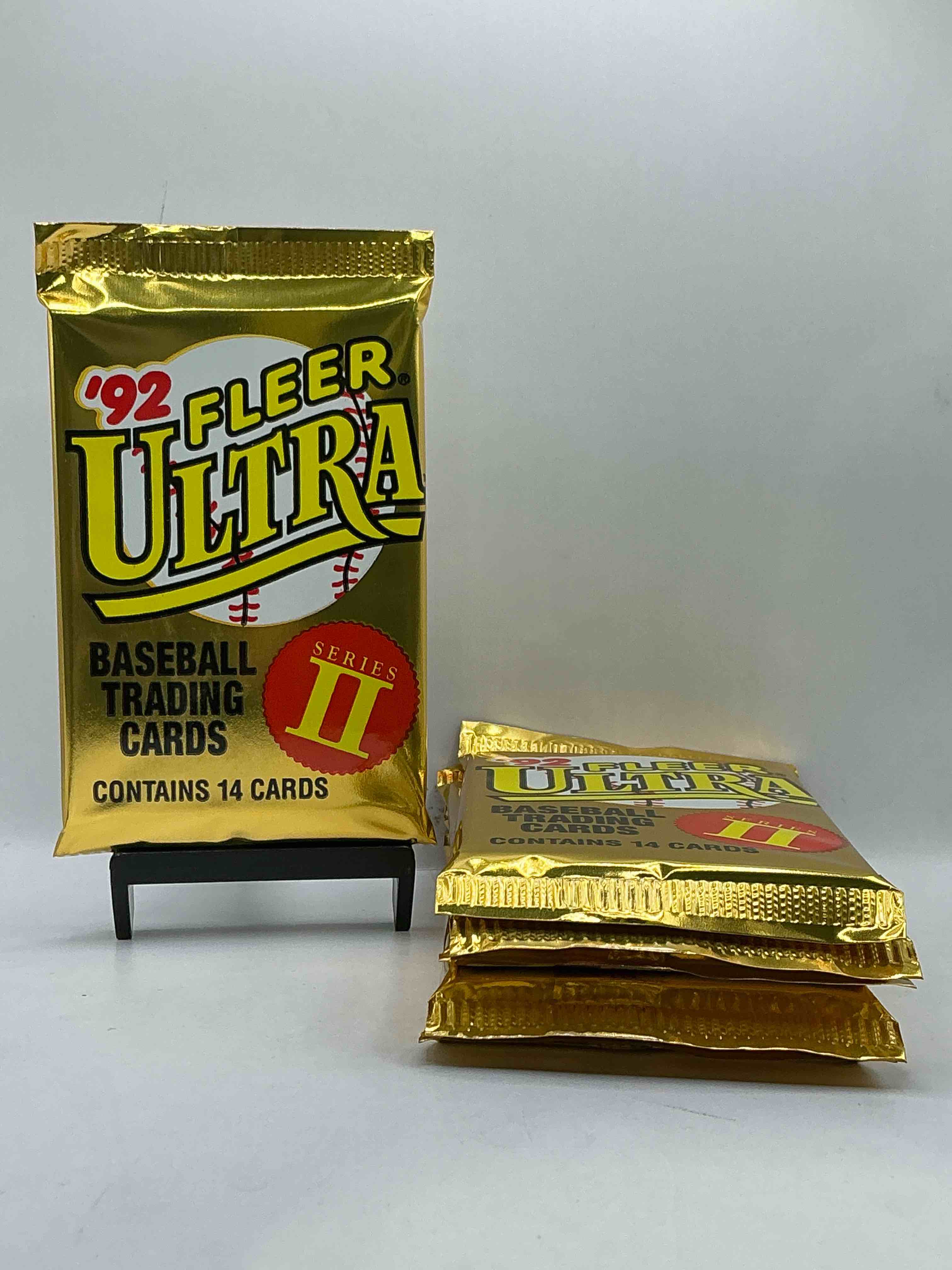 1992 fleer ultra series ii baseball sealed card pack, direct from original sealed retail case! search for valuable early ken griffey jr., nolan ryan, cal ripken jr. & much more in this premium card set! these cards are gorgeous!