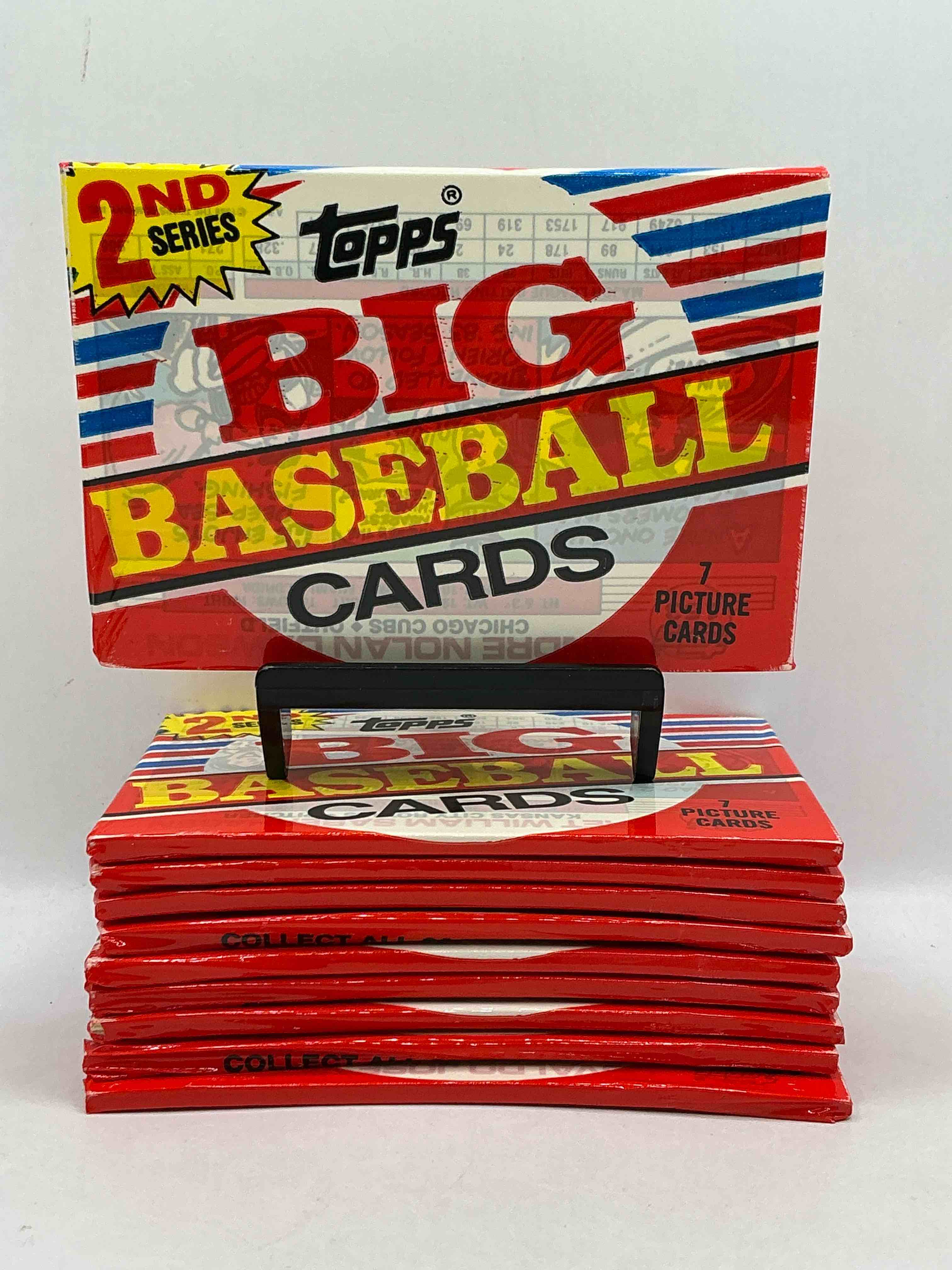 1988 topps big baseball sealed card packs direct from original retail case. getting harder & harder to find! search for bo jackson, roger clemons & tons of 80's stars in these fun cards you rarely see!