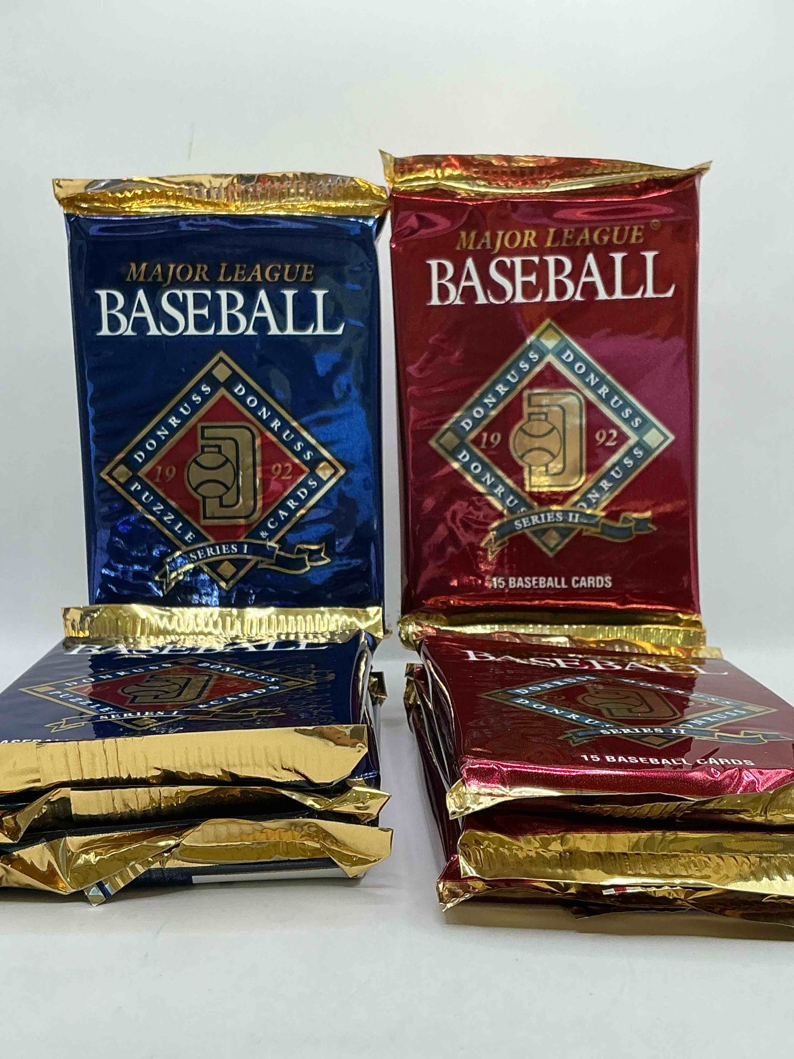 1992 donruss baseball series 1 and 2 unopened sealed sports card pack, direct from original sealed retail case! search for valuable cards from ricky henderson & noian ryan & so much morel also, search for 1 of 5000 personally autographed cal ripken jr. cards randomly inserted!