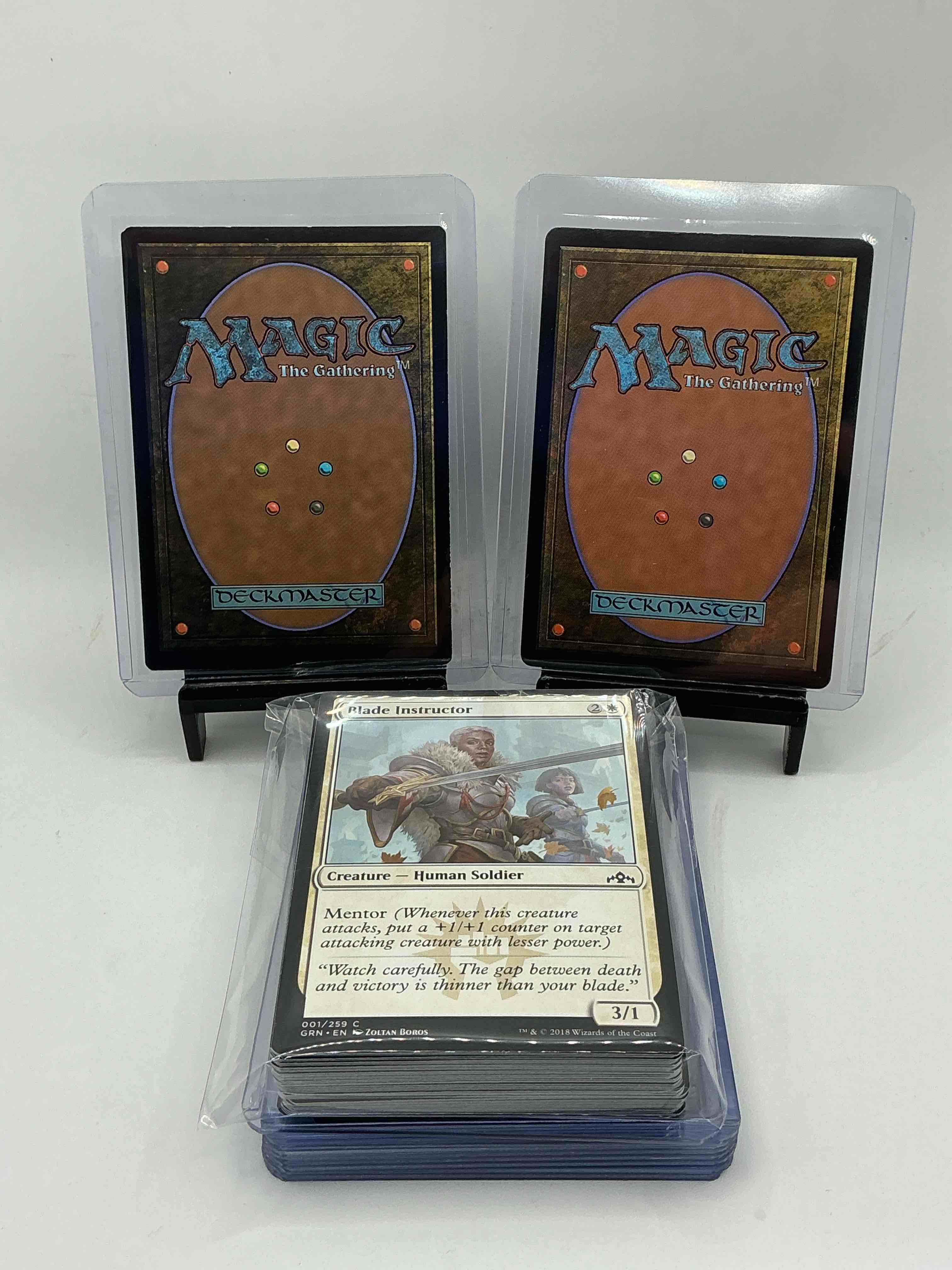 Condition photo showing New/Like New for magic the gathering 50 card lot! lot includes 10 rare or holo foil cards! all cards in excellent condition! a great way to join the mtg craze!