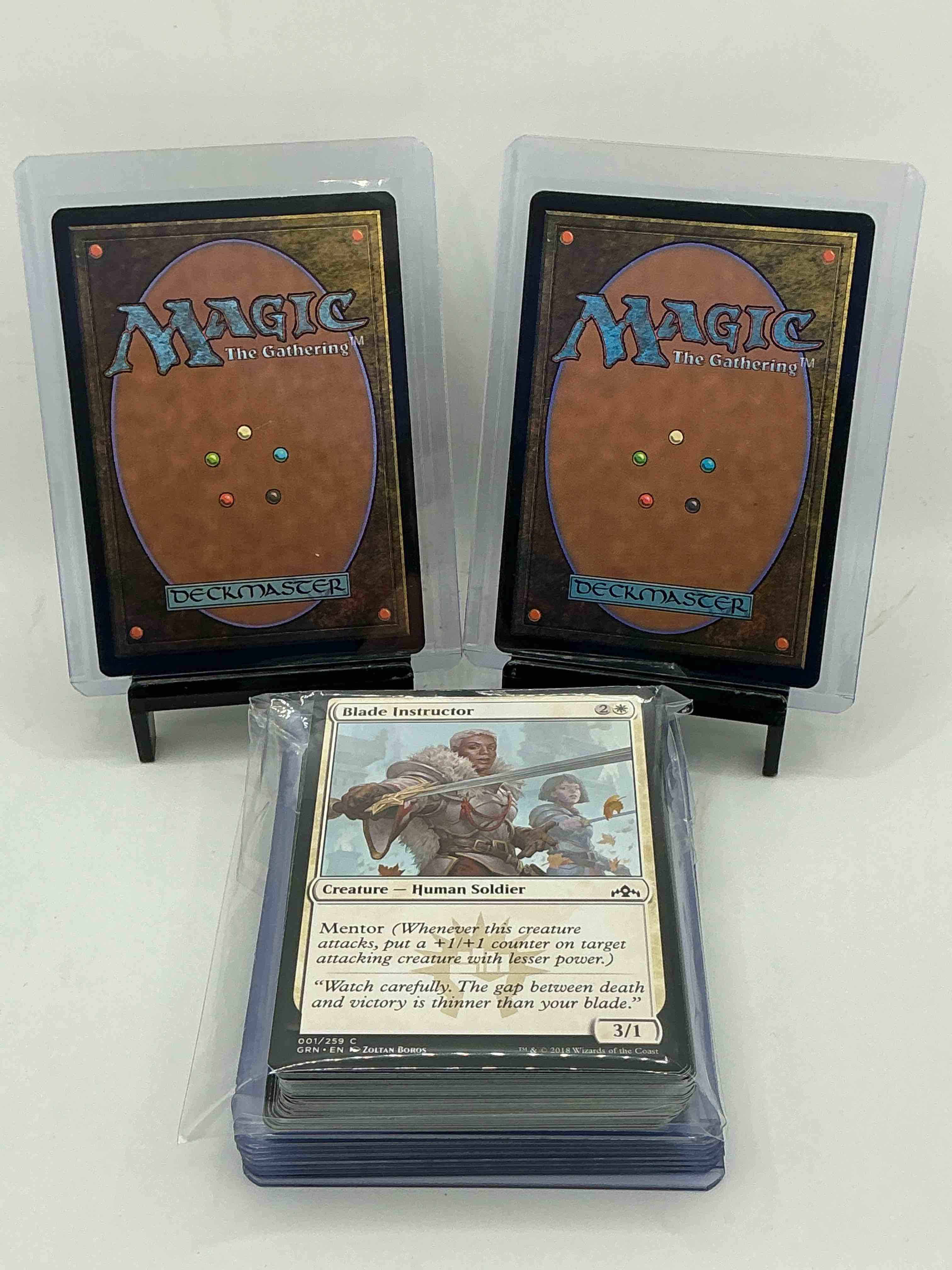 Condition photo showing New/Like New for magic the gathering 50 card lot! lot includes 10 rare or holo foil cards! all cards in excellent condition! a great way to join the mtg craze!