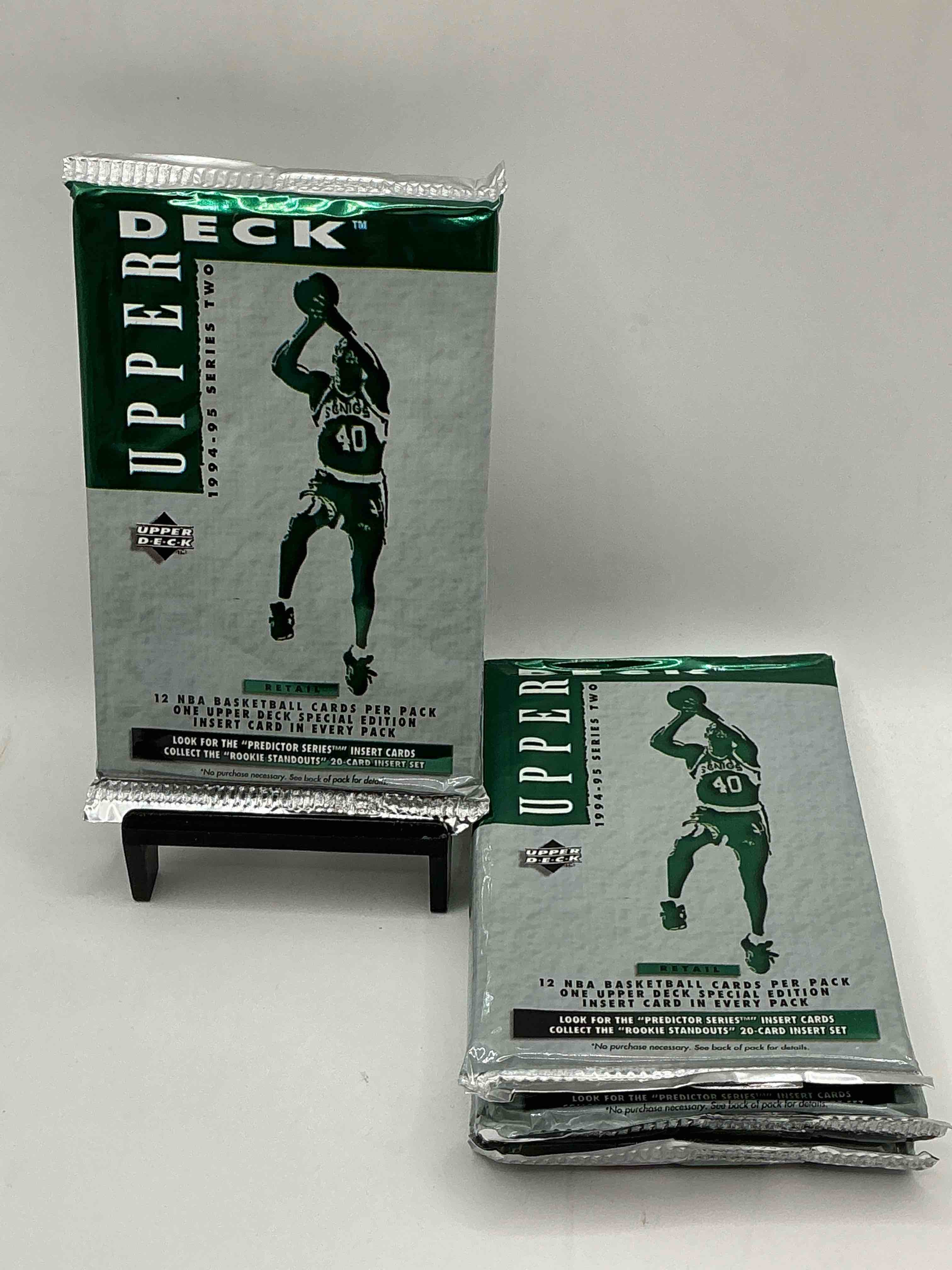 1994-95 Upper Deck Series II NBA Retail Card Packs! Search For “Predictor Series” Inserts & “Rookie Standouts” Inserts As Well! WOW!