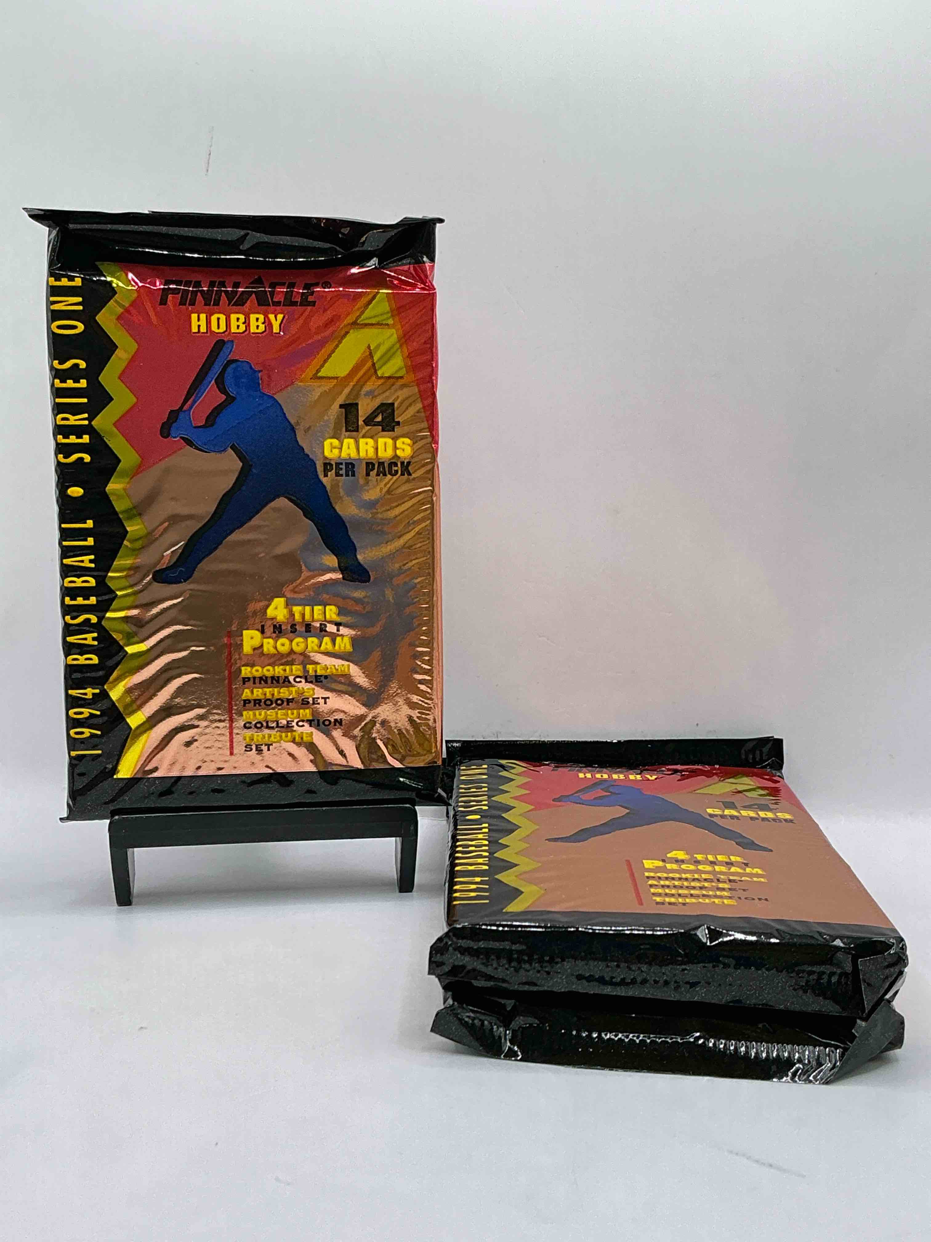 Rare! 1994 Pinnacle Baseball Packs! Search For 3 Tier Inserts, Rookie Team, Artists Proof & Museum Collection Cards! Ken Griffey Jr!? Don Mattingly!? Search For Insane 80's & 90's Baseball Players & Stars! Straight From Box!