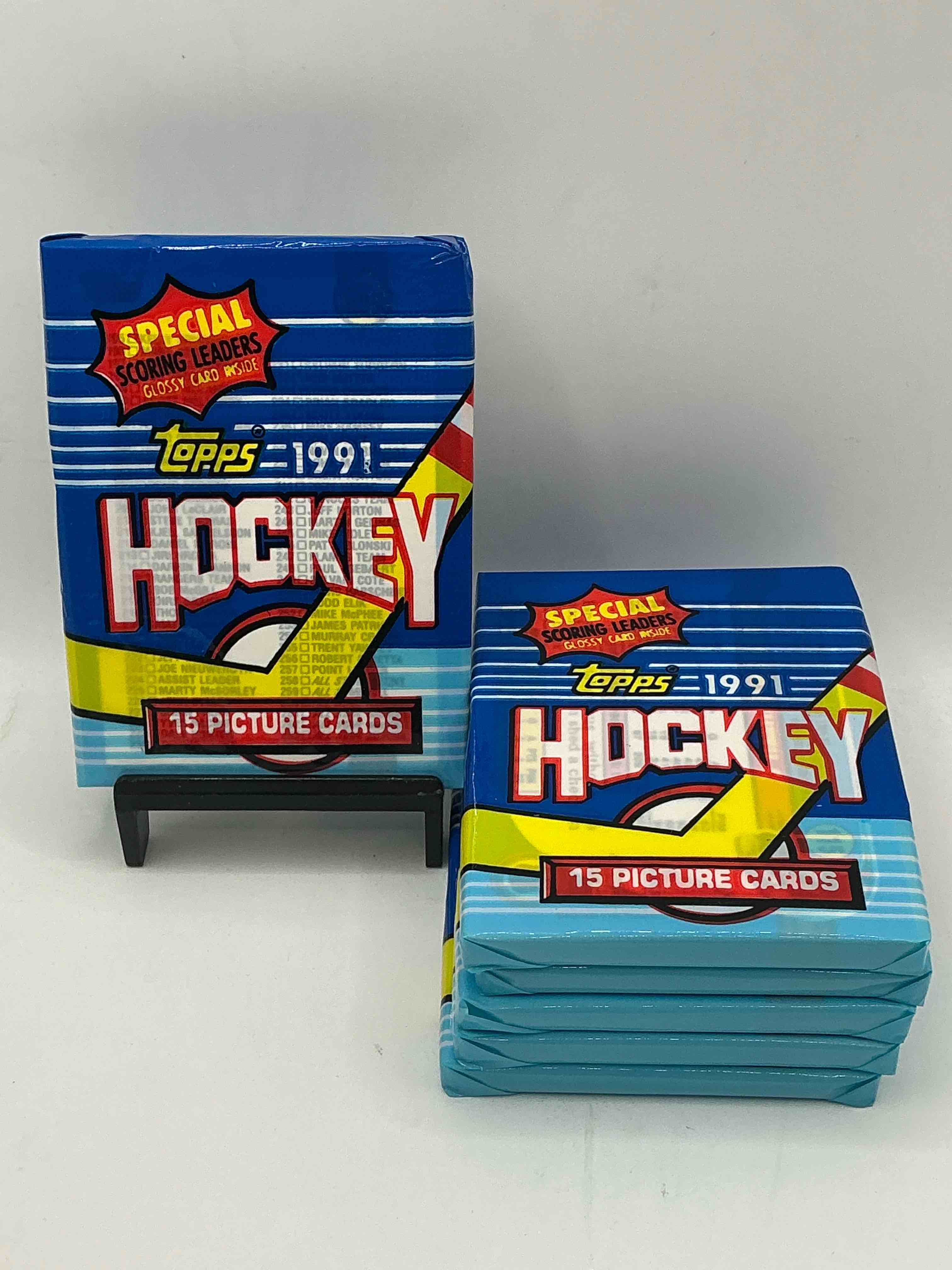 Wow! 1991 NHL Topps Packs! Look for All Of Your Favorite Stars From The 90’s In These Rare Packs!