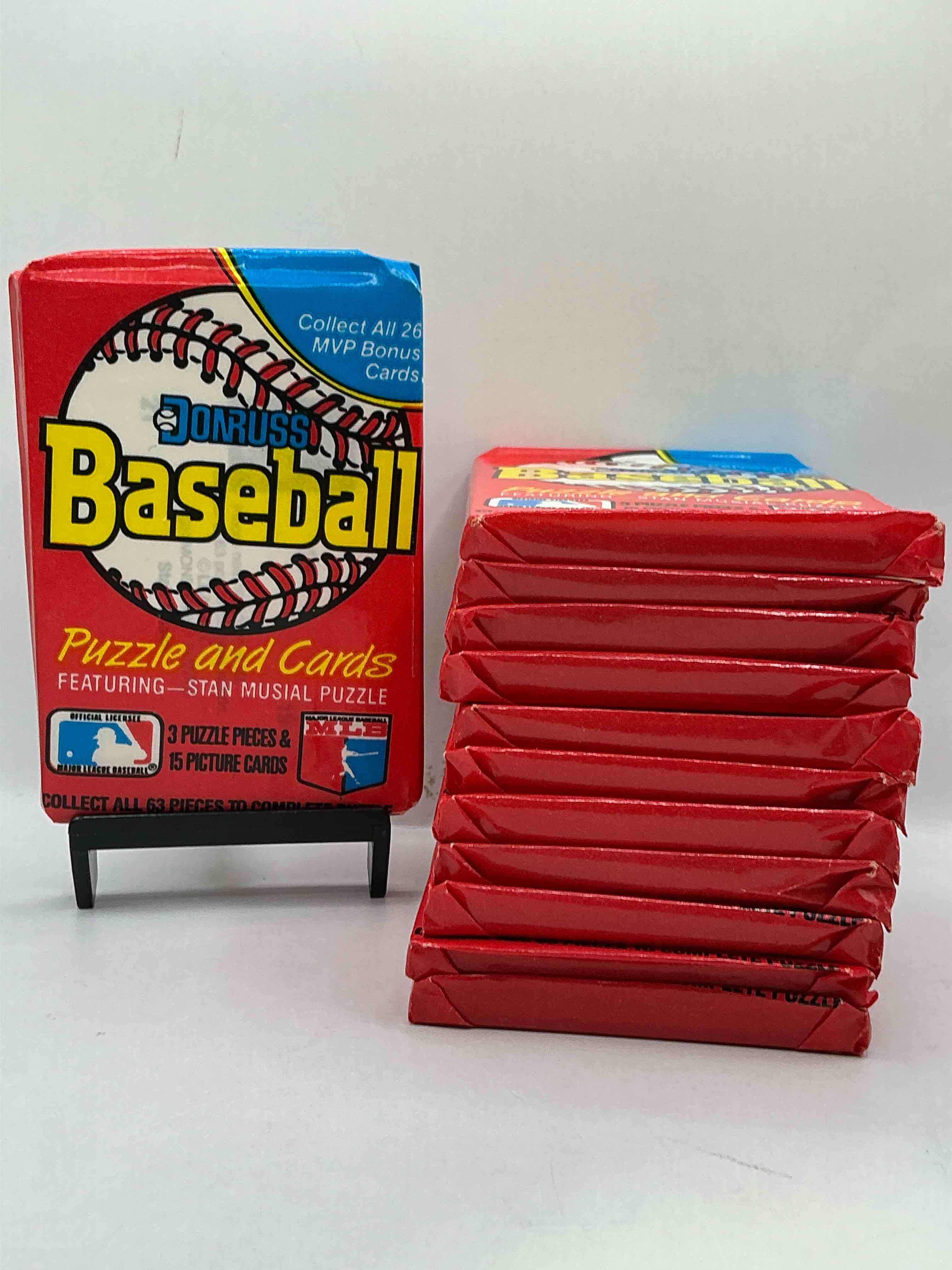 1988 donruss baseball unopened sports card wax packs, direct from original box!search for valuable don mattingly & nolan ryan cards!