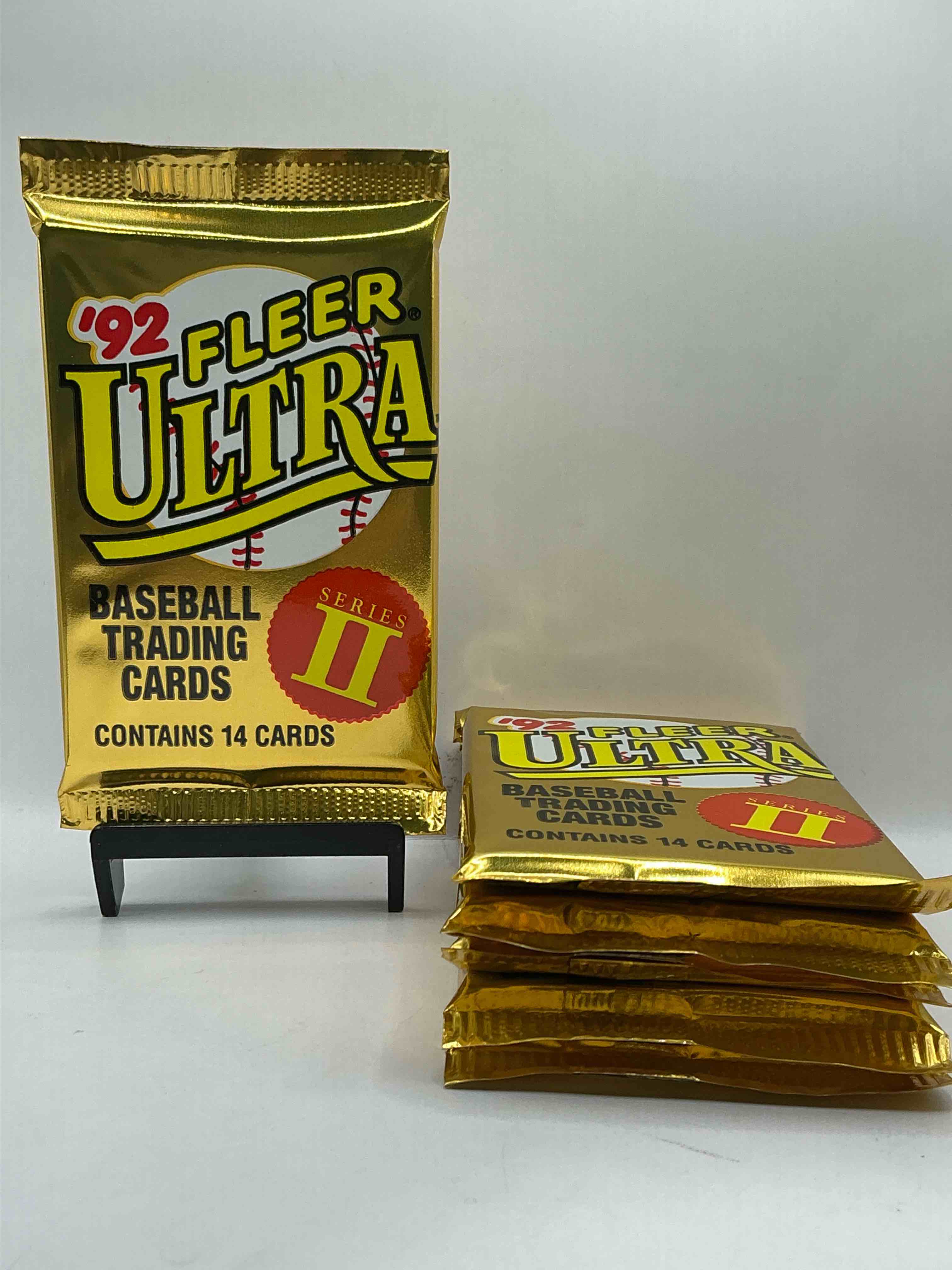 1992 fleer ultra series ii baseball sealed card pack, direct from original sealed retail case! search for valuable early ken griffey jr., nolan ryan, cal ripken jr. & much more in this premium card set! these cards are gorgeous!
