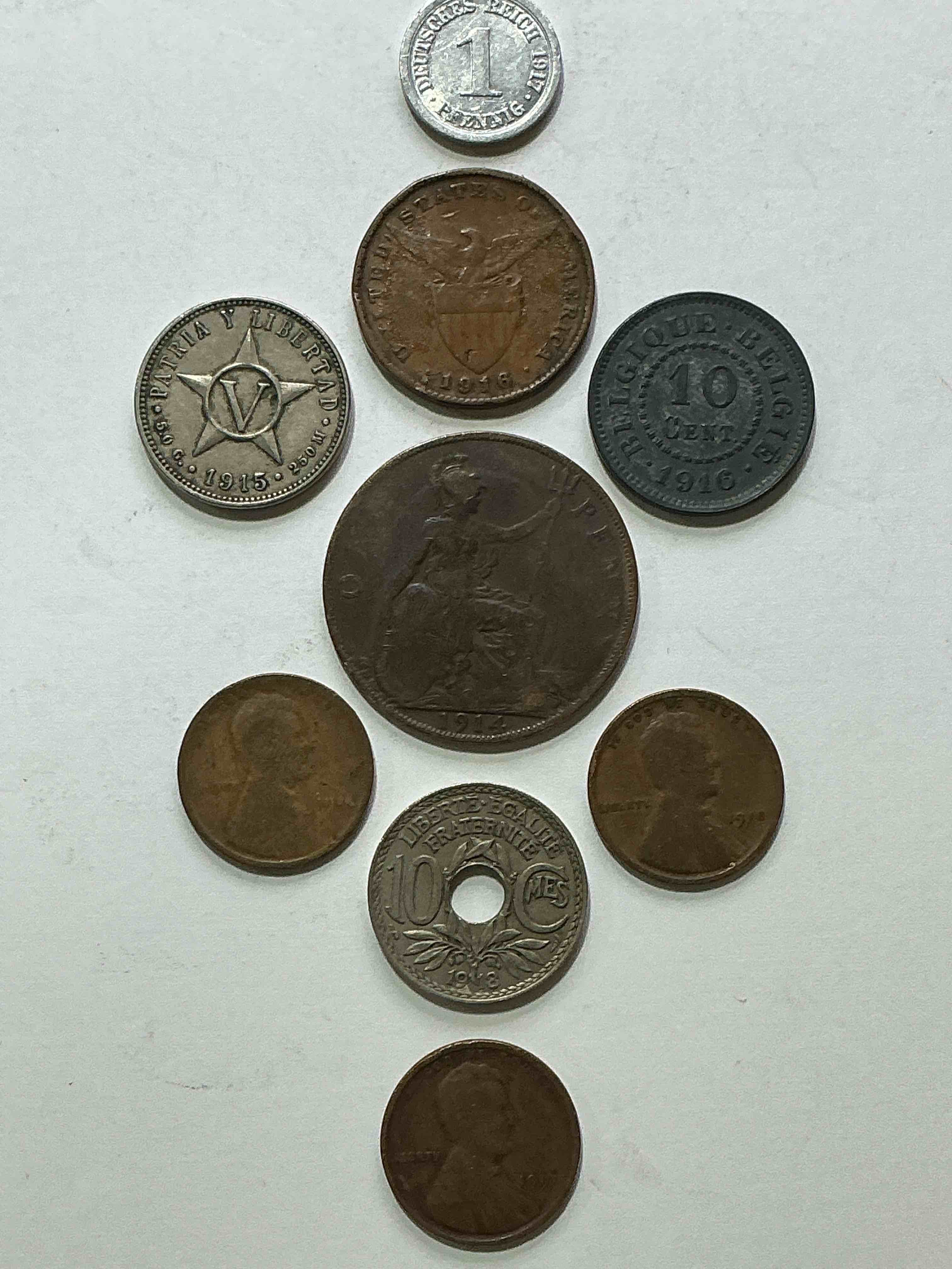world war one era buffs rejoice! check out this collection of ww1 era (1913-1919) coins! super hard to collect & find in one place! great conversation pieces & incredible pieces of history!