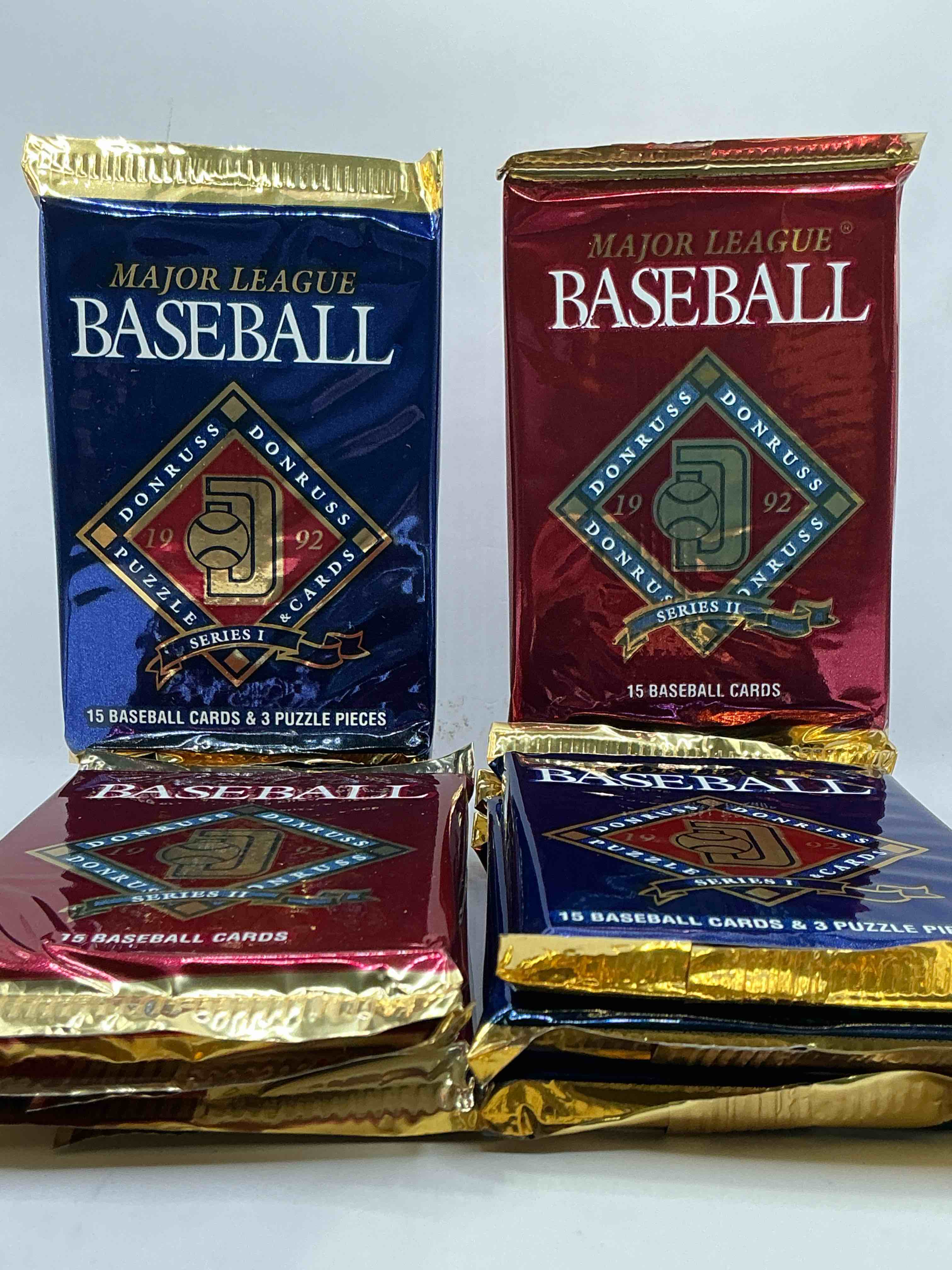 1992 donruss baseball series 1 and 2 unopened sealed sports card pack, direct from original sealed retail case! search for valuable cards from ricky henderson & noian ryan & so much morel also, search for 1 of 5000 personally autographed cal ripken jr. cards randomly inserted!