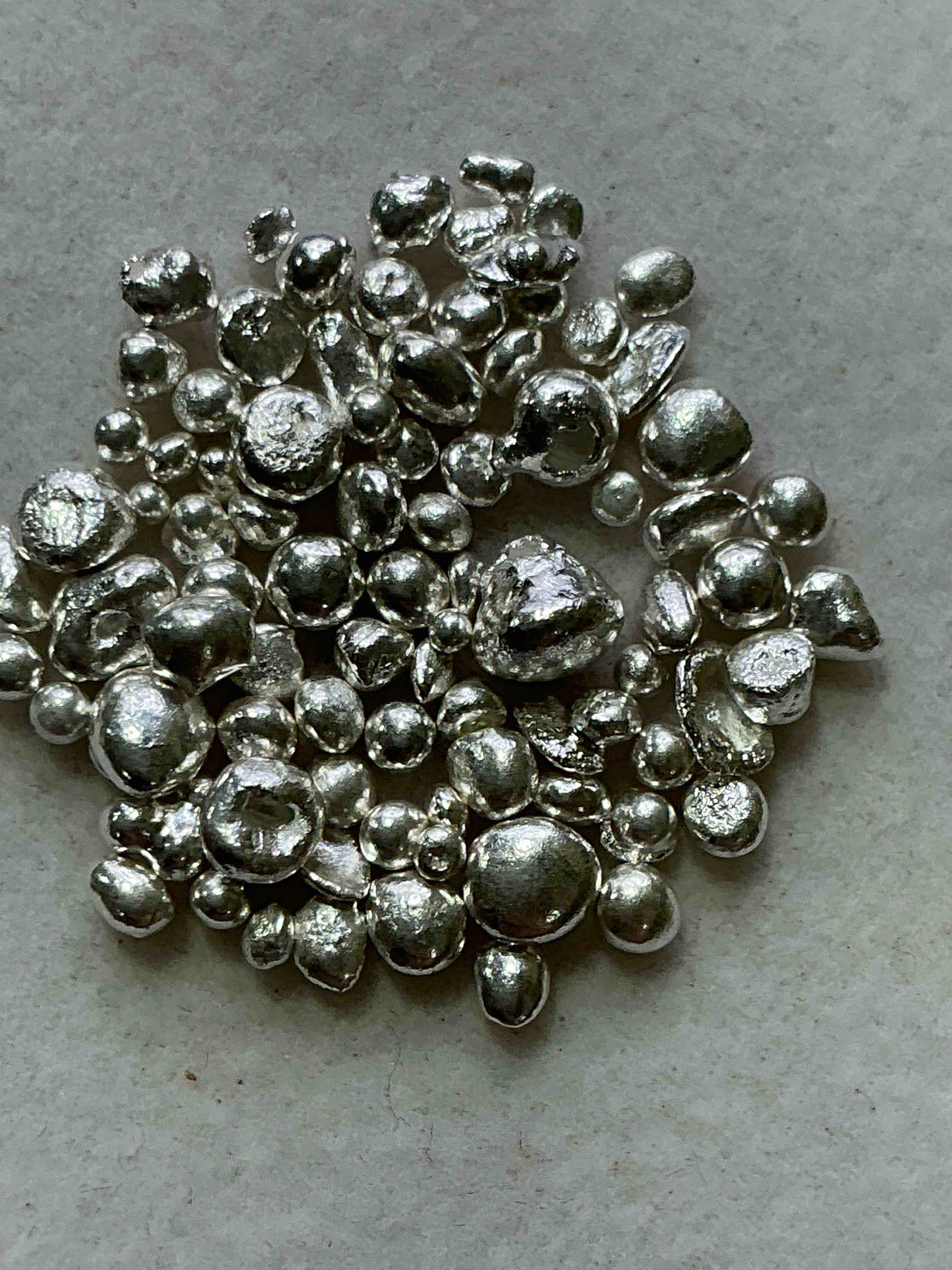 Silver Nuggets! .999 US Fine Silver, In Small Nugget Form! Total Weight Of All Nuggets In Lot Approximately 6 Grams, Bid Is Per Nugget! A Cool Way To Invest In Fine US Silver! Includes Collector Capsule!