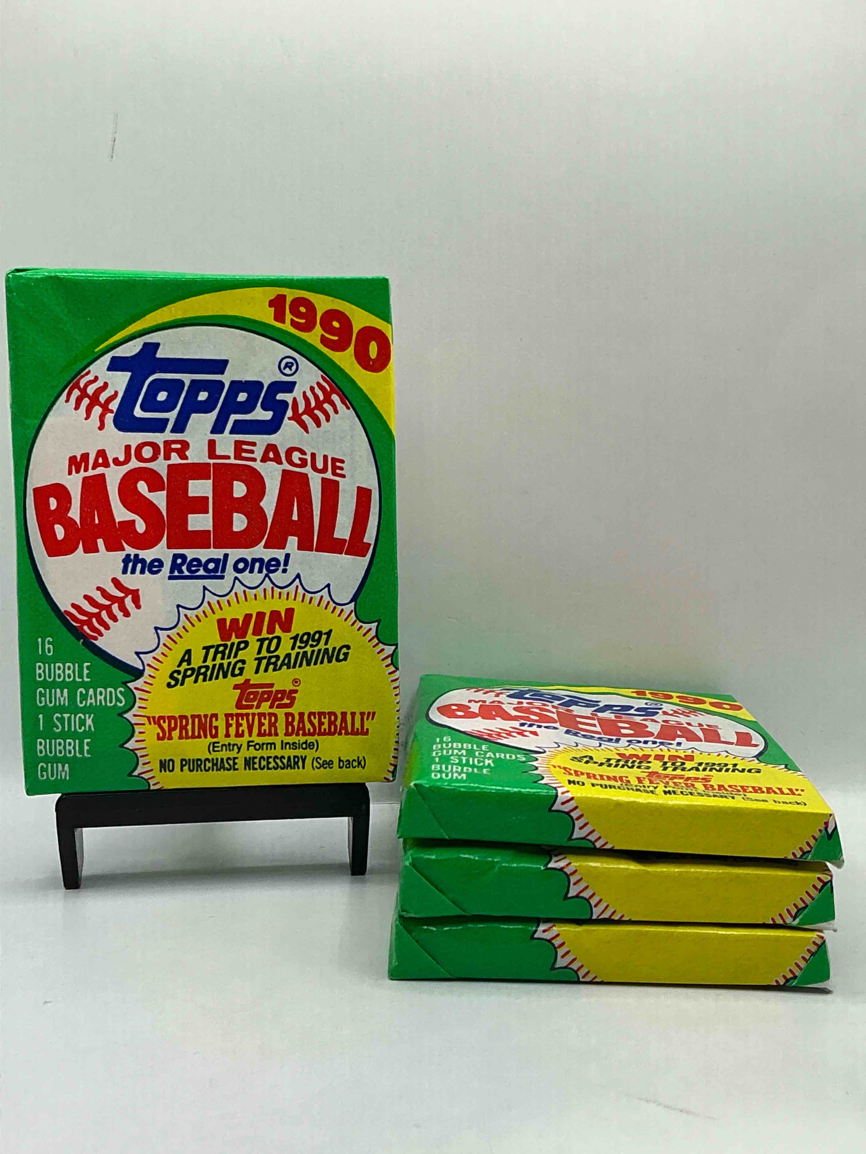 Possible Ken Griffey Jr Rookie Card! 1990 Topps Baseball Unopened Sports Card Wax Pack, Direct From Original Retail Case! Search For Card Collectibles Like "The Big Hurt" Frank Thomas Valuable Rookie & Error Cards (Error Cards Valued At $1,000 And Up!), & Early Ken Griffey Jr. All Star Rookie Card #336 (PSA 10 Value $350+) & So Much More!