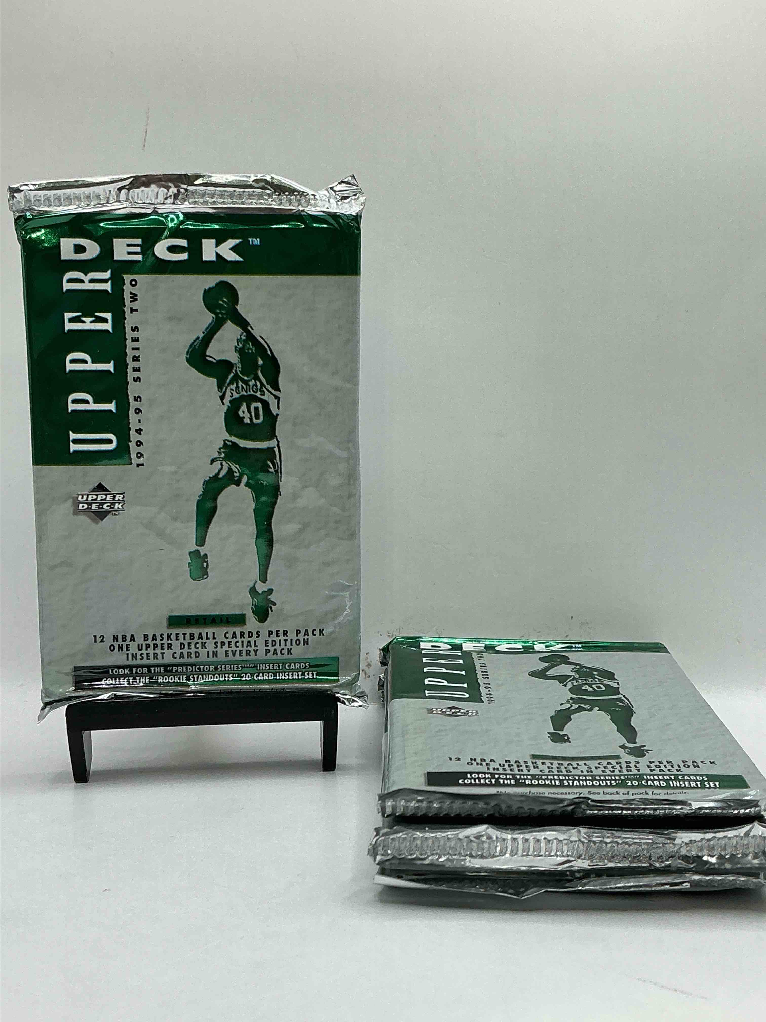 Michael Jordan!? Wow... Super Rare 1994-95 Upper Deck Basketball Packs, Direct From Original Box! Search For Awesome Cards, Michael Jordan Then & Now Card, Grant Hill Rookie Card, Jason Kidd Rookie Card, Jalen Rose Rookie Card & So Much More!