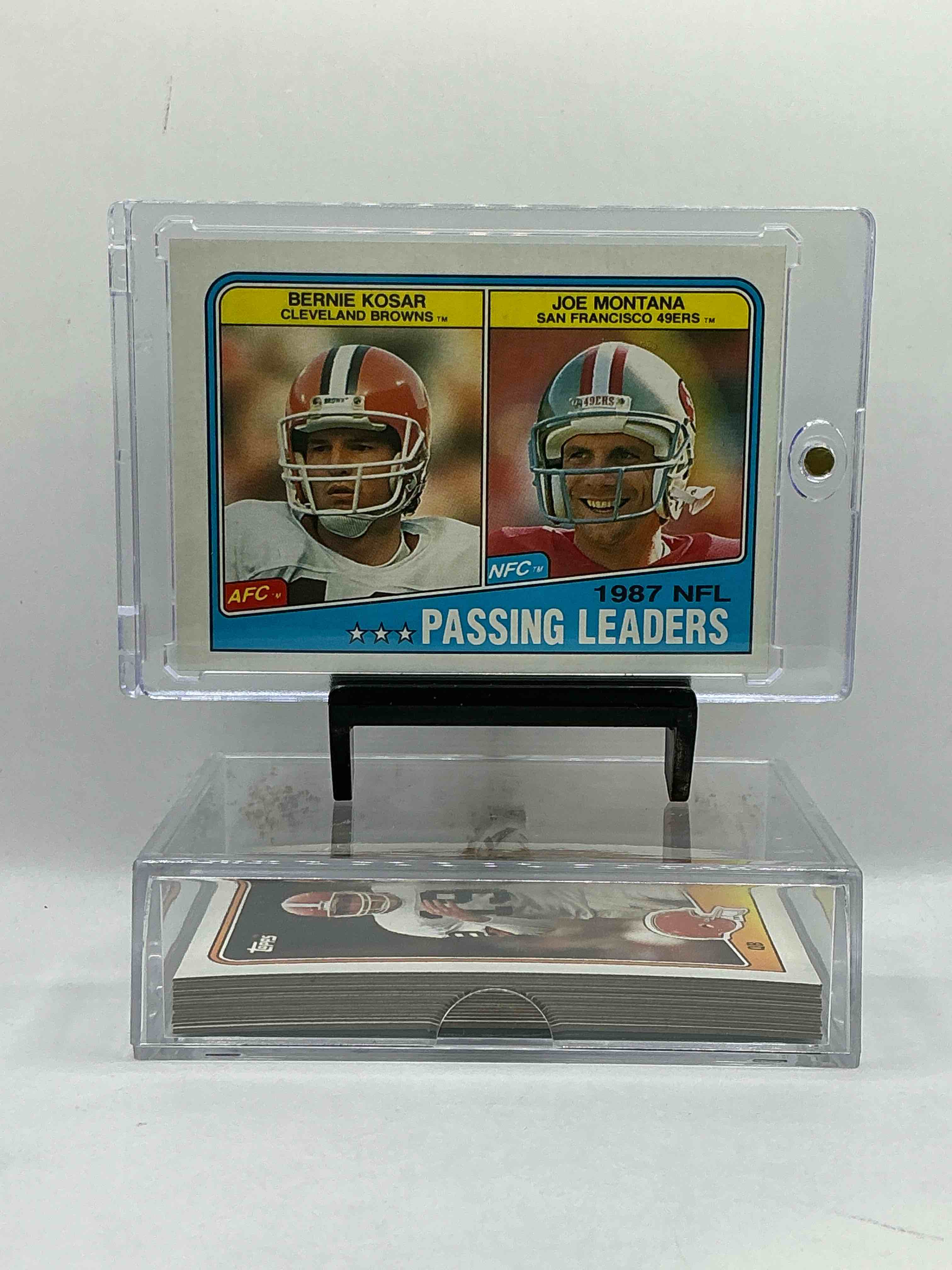 Browns Bonanza! 1986 Topps Browns Football Set! Bernie Kosar & Joe Montana Card! WOW! Browns Bonanza! 1986 Browns!