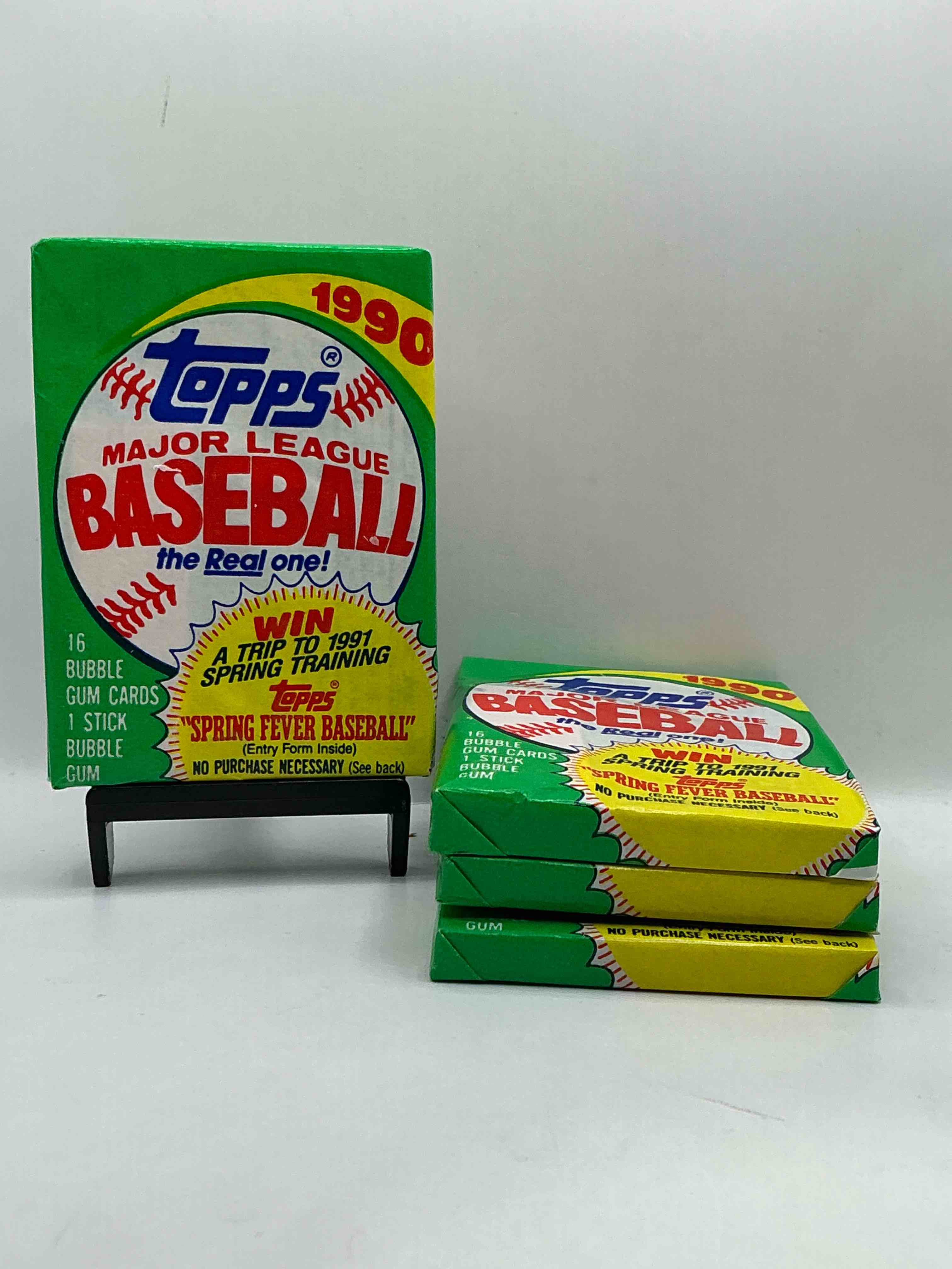 Possible Ken Griffey Jr Rookie Card! 1990 Topps Baseball Unopened Sports Card Wax Pack, Direct From Original Retail Case! Search For Card Collectibles Like "The Big Hurt" Frank Thomas Valuable Rookie & Error Cards (Error Cards Valued At $1,000 And Up!), & Early Ken Griffey Jr. All Star Rookie Card #336 (PSA 10 Value $350+) & So Much More!