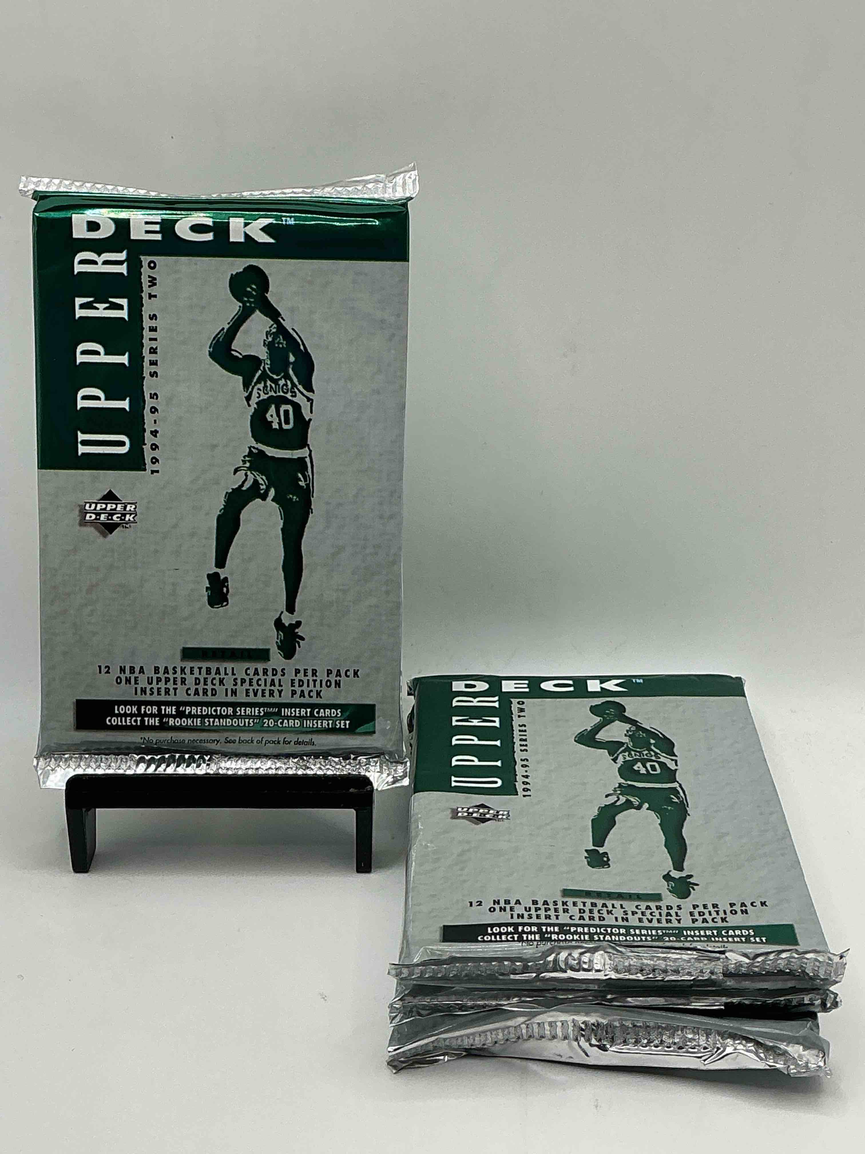 1994-95 Upper Deck Series II NBA Retail Card Packs! Search For “Predictor Series” Inserts & “Rookie Standouts” Inserts As Well! WOW!
