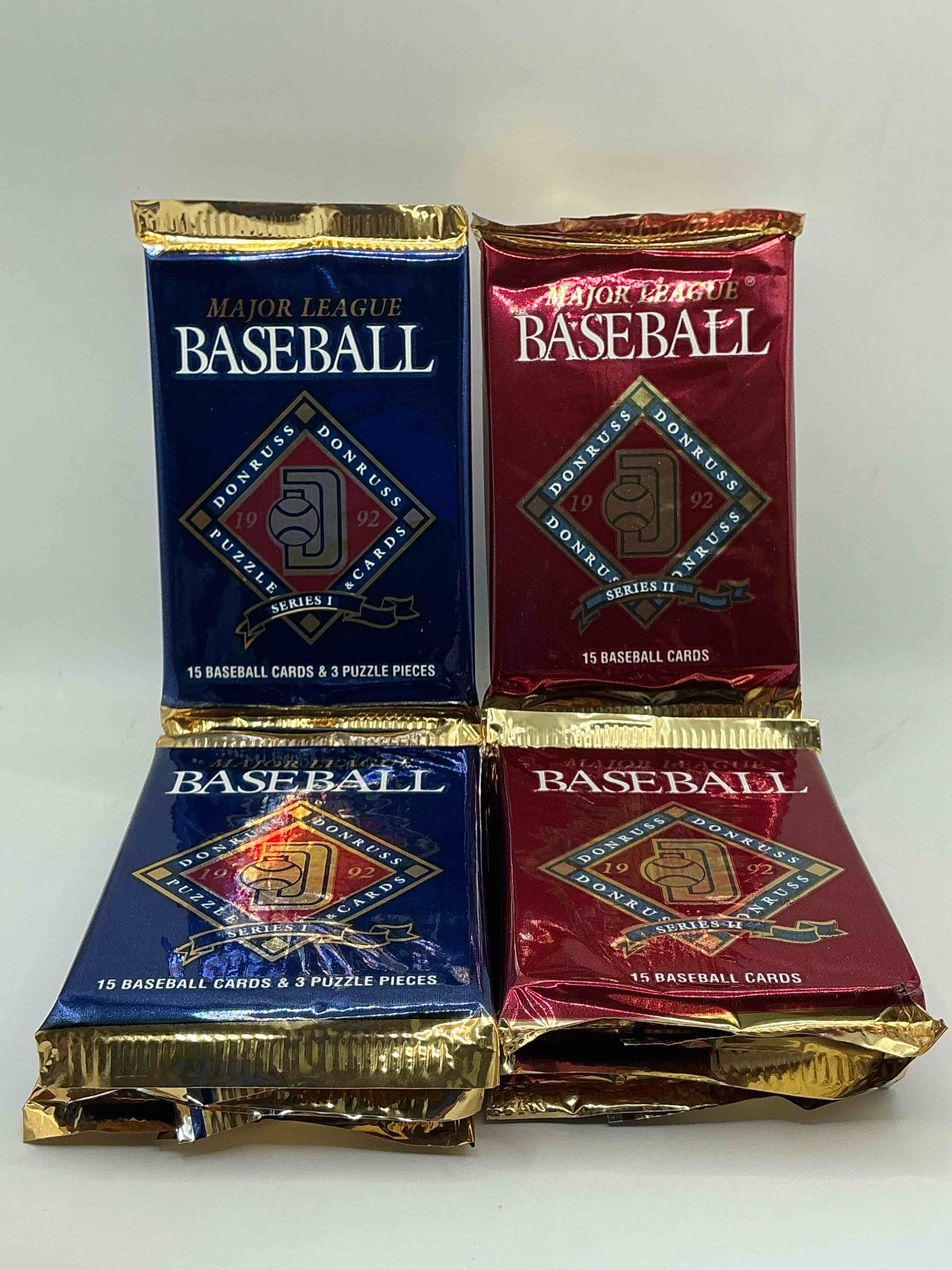 1992 donruss baseball series 1 and 2 unopened sealed sports card pack, direct from original sealed retail case! search for valuable cards from ricky henderson & noian ryan & so much morel also, search for 1 of 5000 personally autographed cal ripken jr. cards randomly inserted!