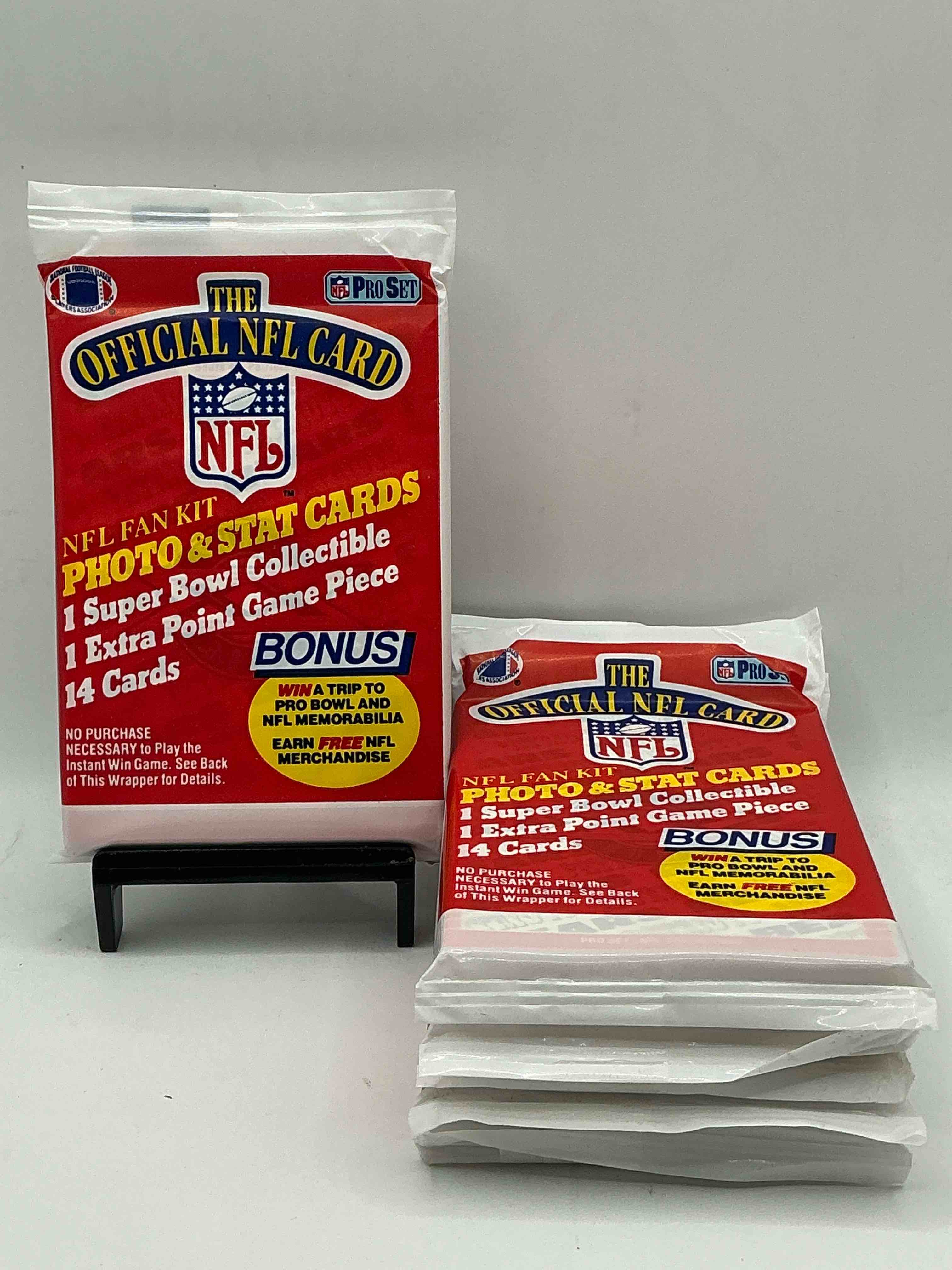 loaded! 1989 pro set football sealed card pack, direct from original retail case!highly sought after by collectors as this year is loaded with high profile rookies!search for rookie cards from barry sanders, deion sanders, troy aikman, michael irvin & much more! getting hard to find!