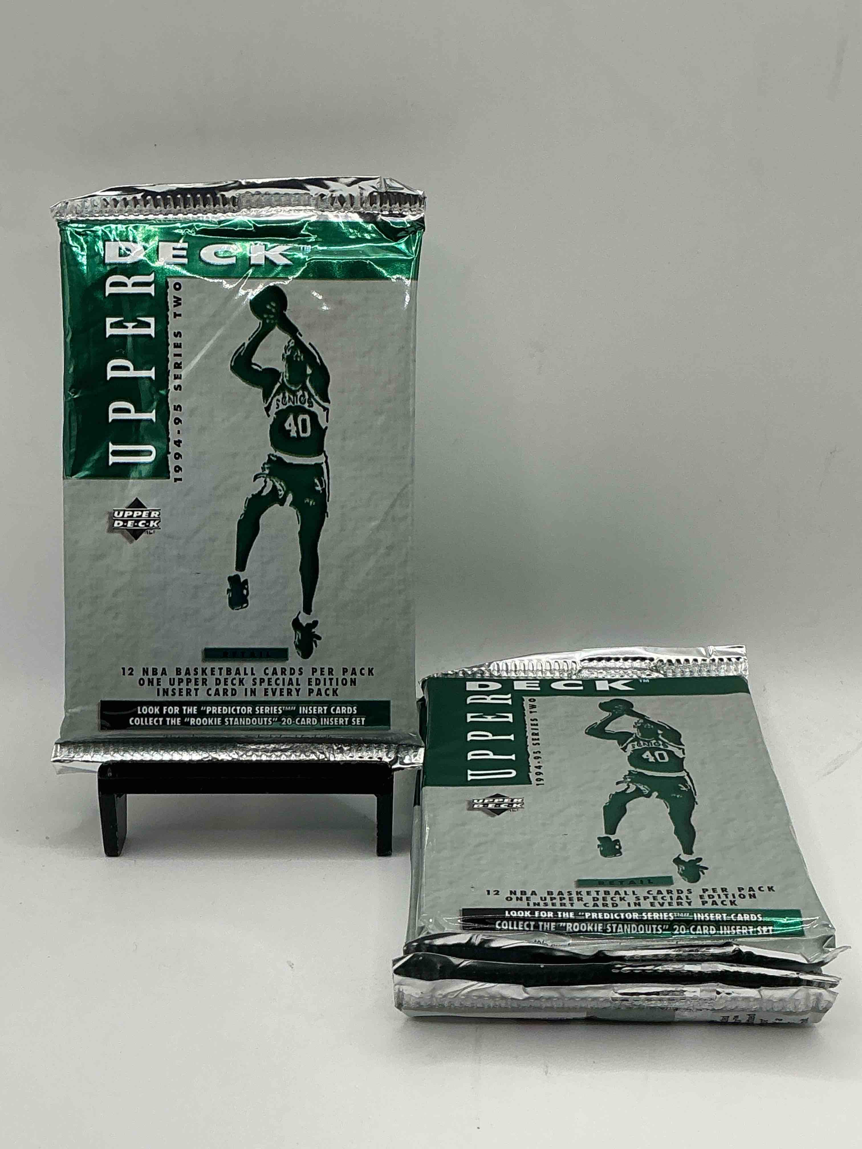 1994-95 Upper Deck Series II NBA Retail Card Packs! Search For “Predictor Series” Inserts & “Rookie Standouts” Inserts As Well! WOW!