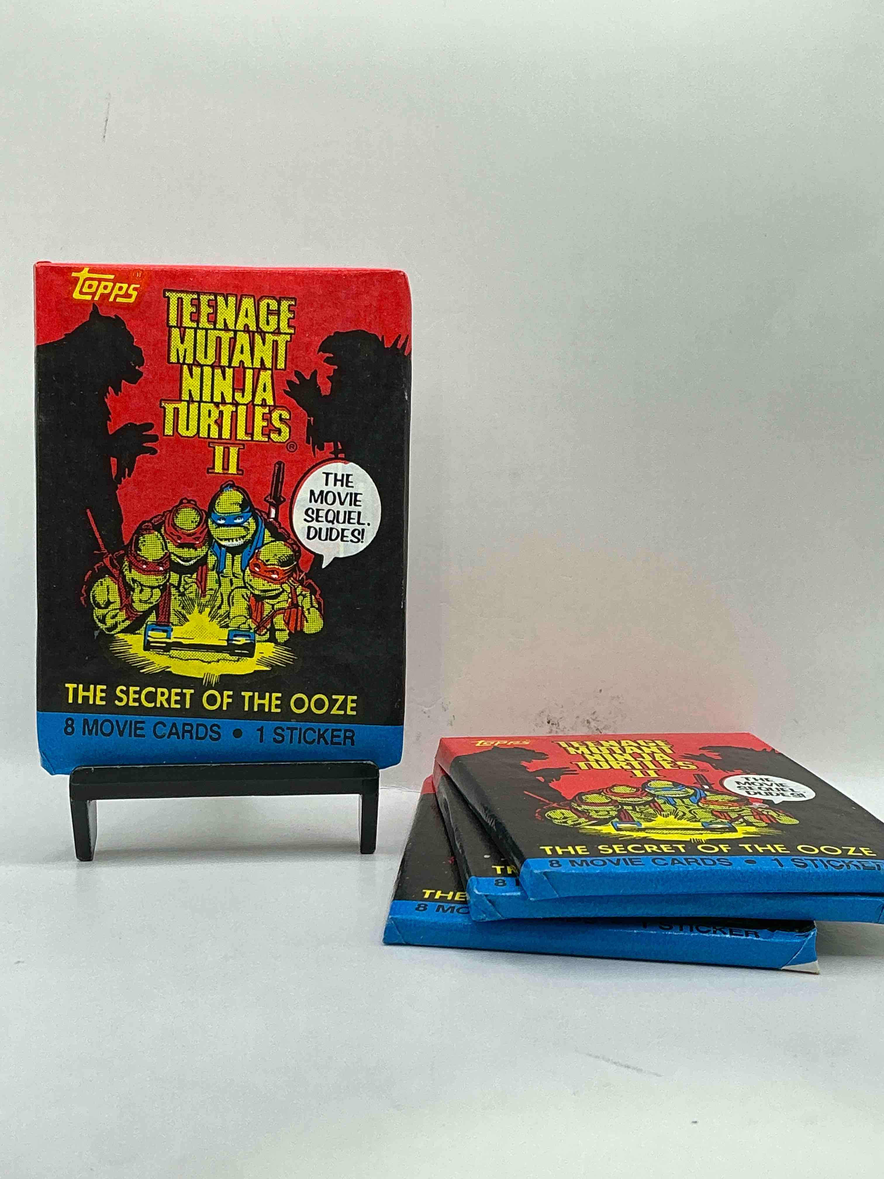 ninja turtle fans rejoice!  rare 1991 tmnt ii movie card wax packs, sealed & unopened direct from original retail case!  a super rare serious collectible!  
