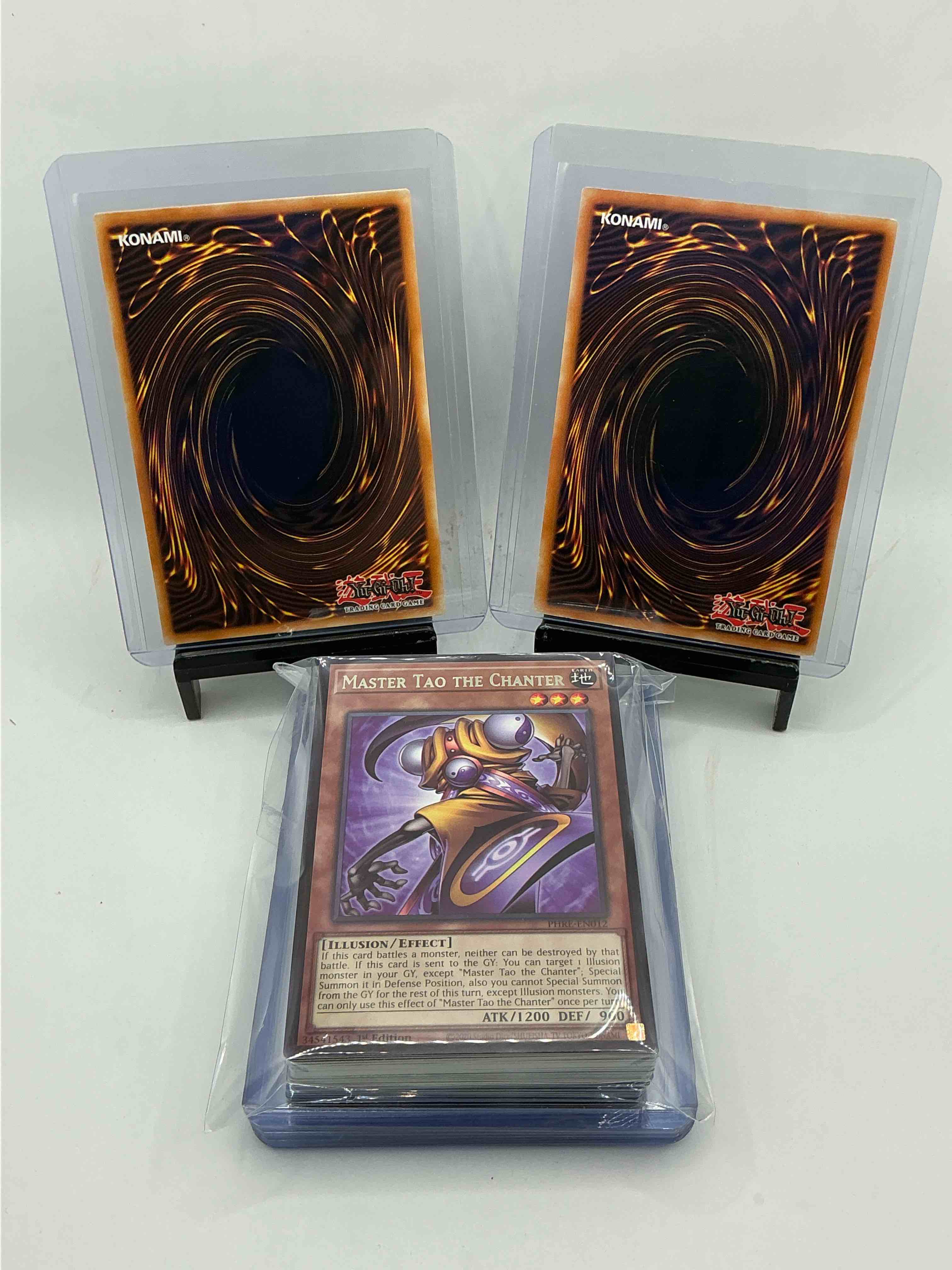 Condition photo showing New/Like New for yu-gi-oh 50 card lot! join the craze of yu-gi-oh with these awesome cards! this 50 card lot includes the big three yu-gi-oh category cards, monsters, spells & traps! this 50 card lot includes some of all three! wow! perfect time to start collecting!