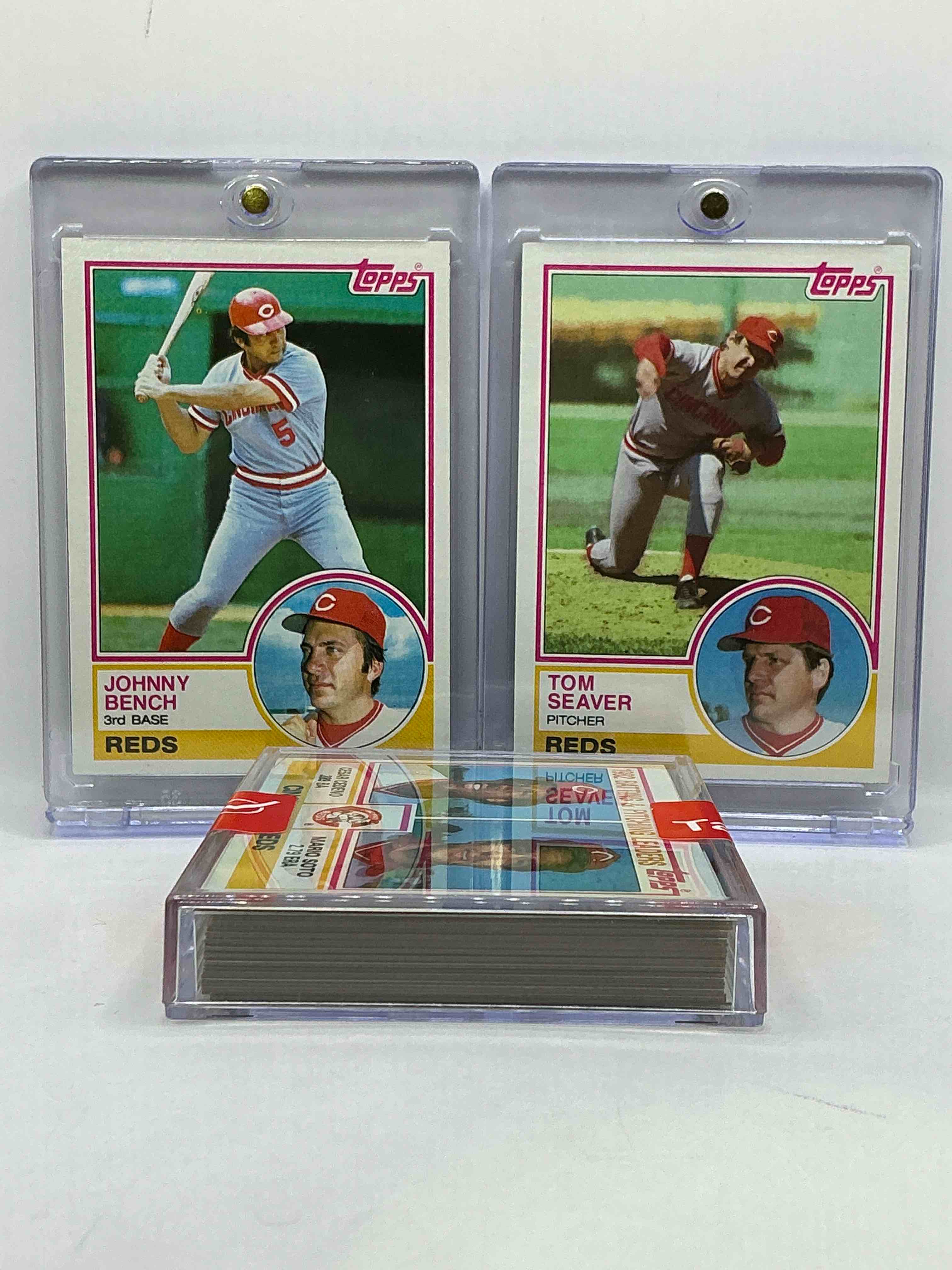 1983 Reds Team Set! 29 Card Lot, Mario Soto, Tom Seaver, Johnny Bench & More! 