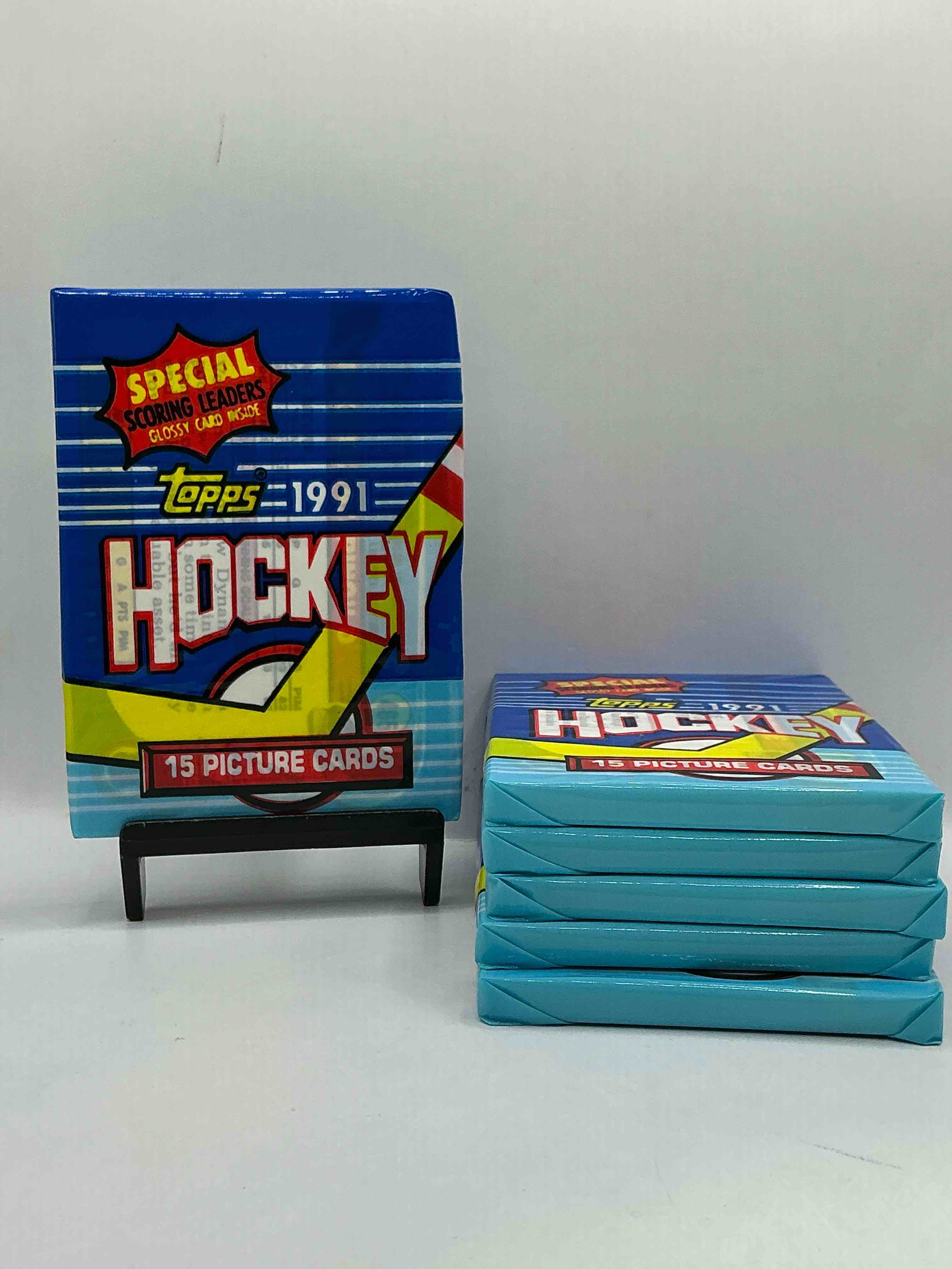 hockey insanity! wow! 1991-92 nhl topps premiere edition! look for all of your favorite stars from the 90’s in these rare packs!