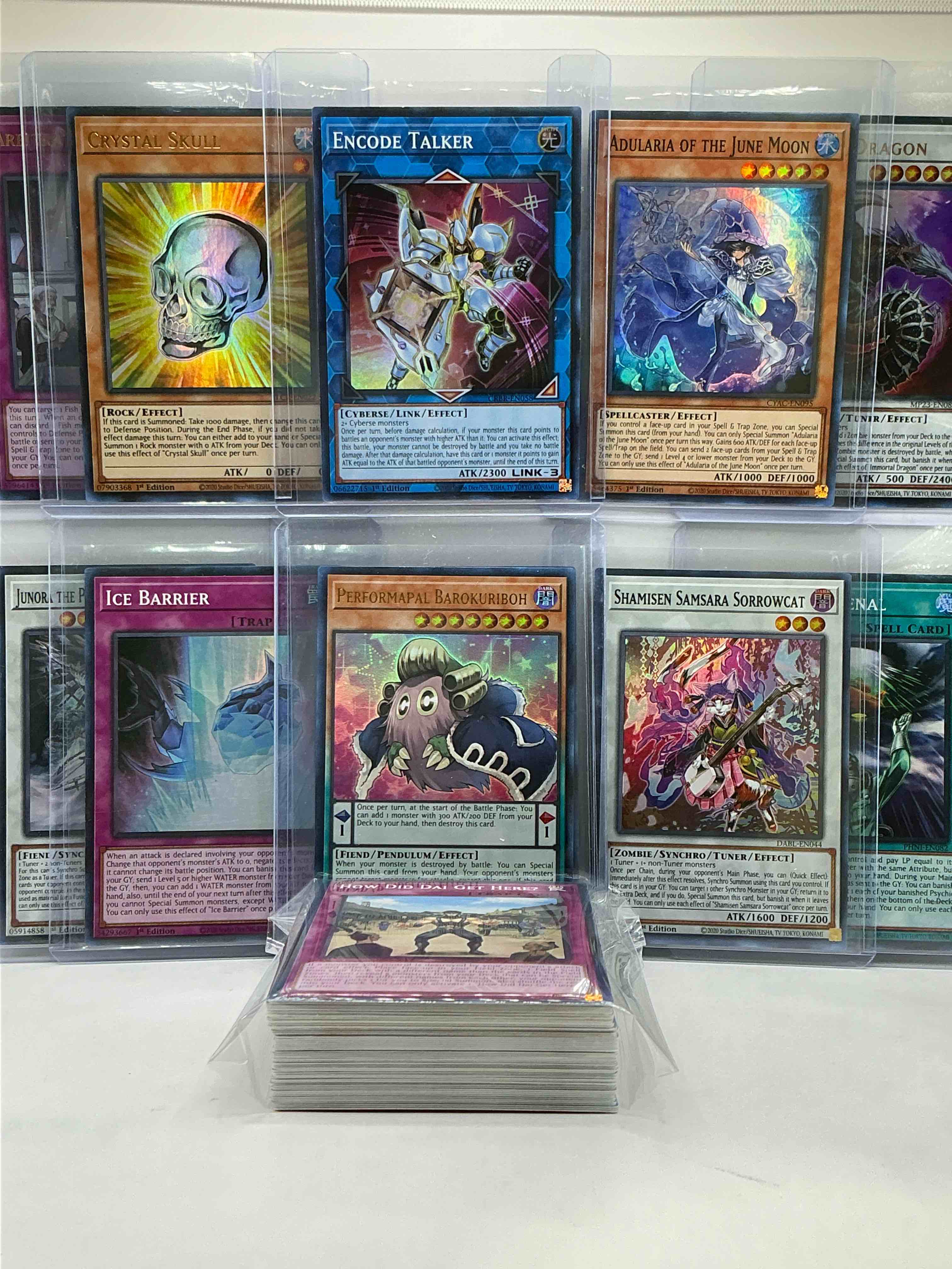Condition photo showing New/Like New for yu-gi-oh 50 card lot! join the craze of yu-gi-oh with these awesome cards! this 50 card lot includes the big three yu-gi-oh category cards, monsters, spells & traps! this 50 card lot includes some of all three! wow! perfect time to start collecting!