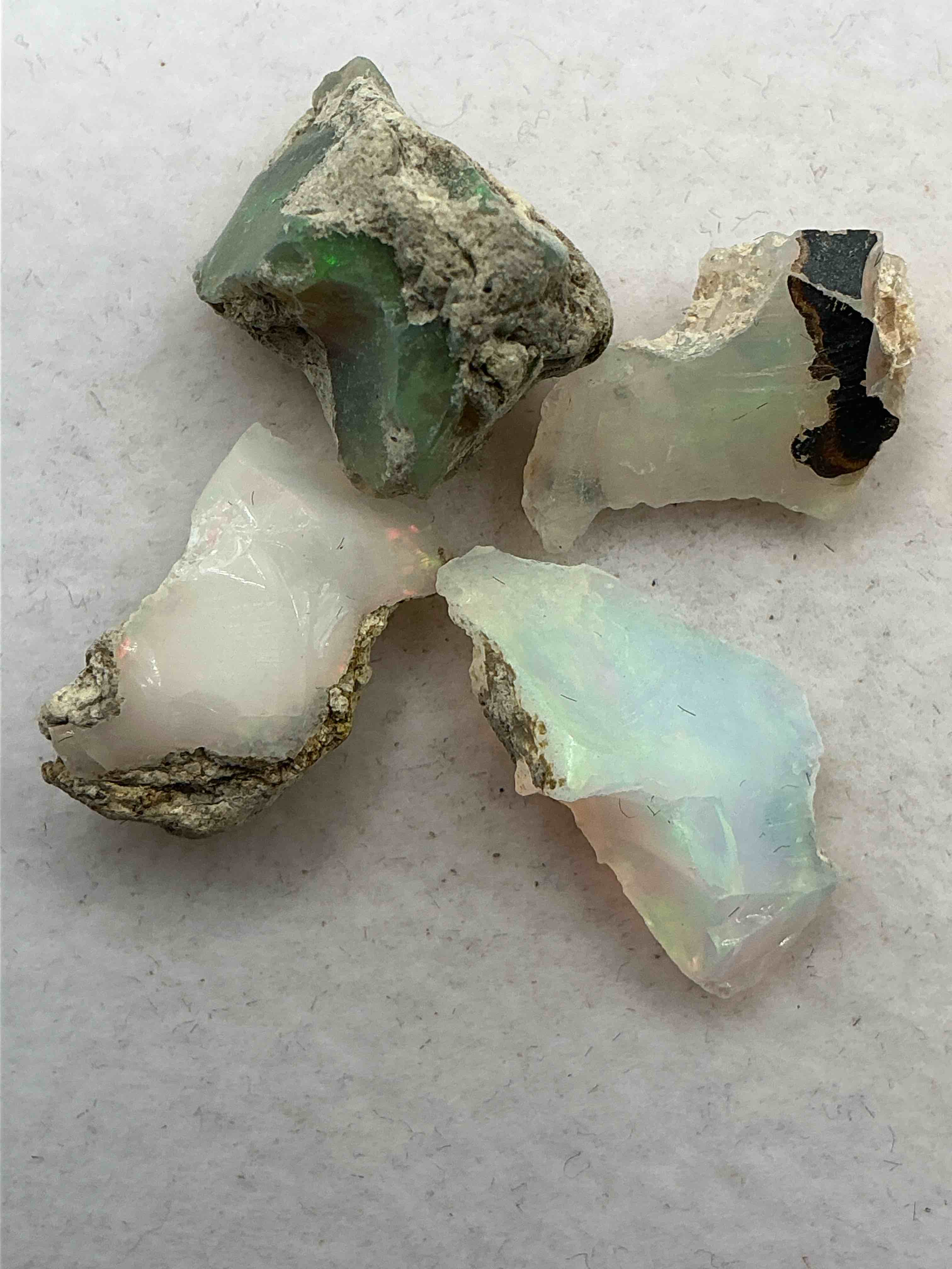 opal precious gemstone, authentic! opal gemstone, cut and/or faceted & polished! opals are famous for their. stunning clarity & hues & likely originate from ethiopia. opals are believed to promote hope, purity & love. the u.s. dime in image is for size reference only (not included). own an amazing, stunning, unique opal gemstone!