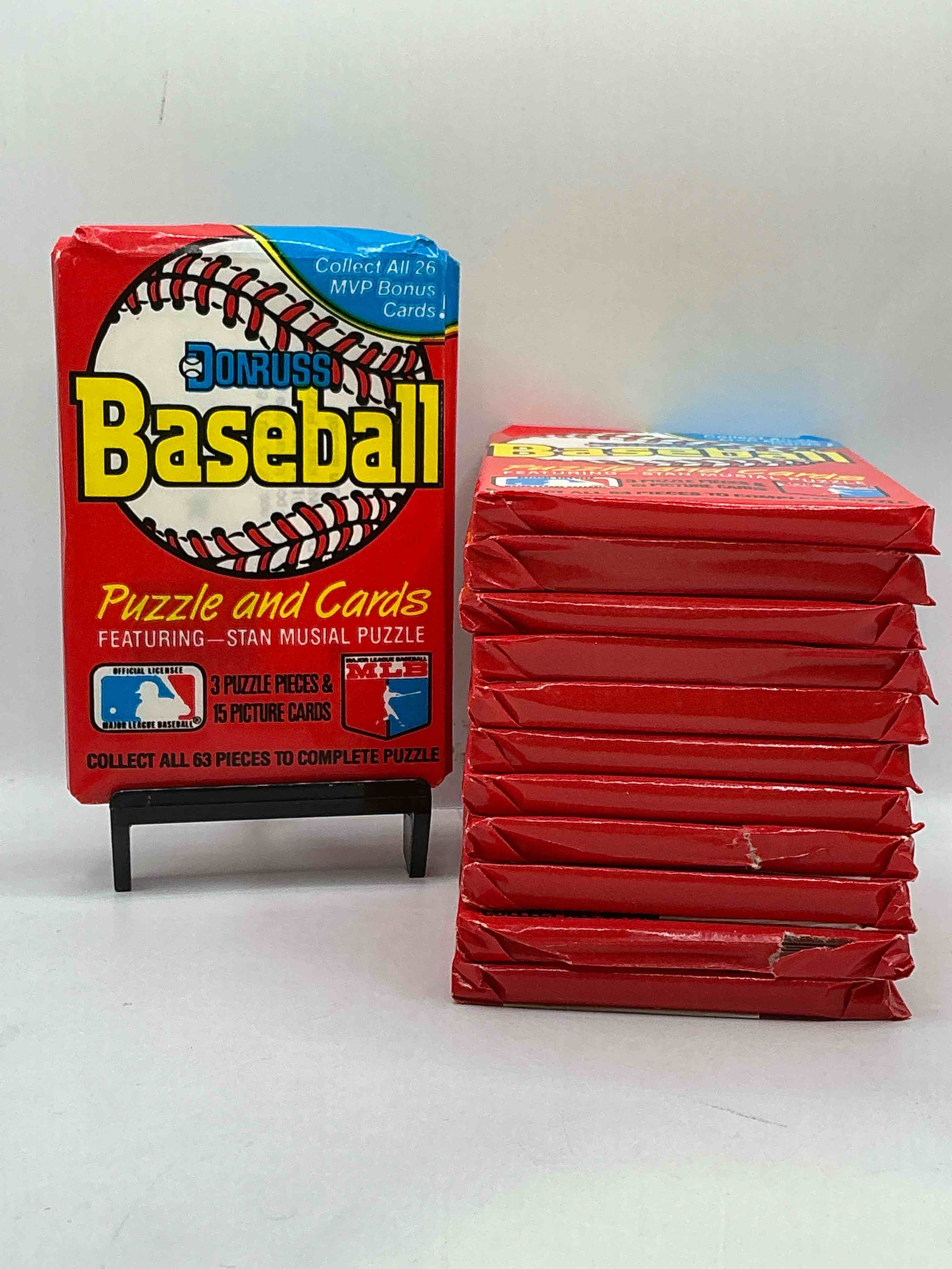 1988 donruss baseball unopened sports card wax packs, direct from original box!search for valuable don mattingly & nolan ryan cards!