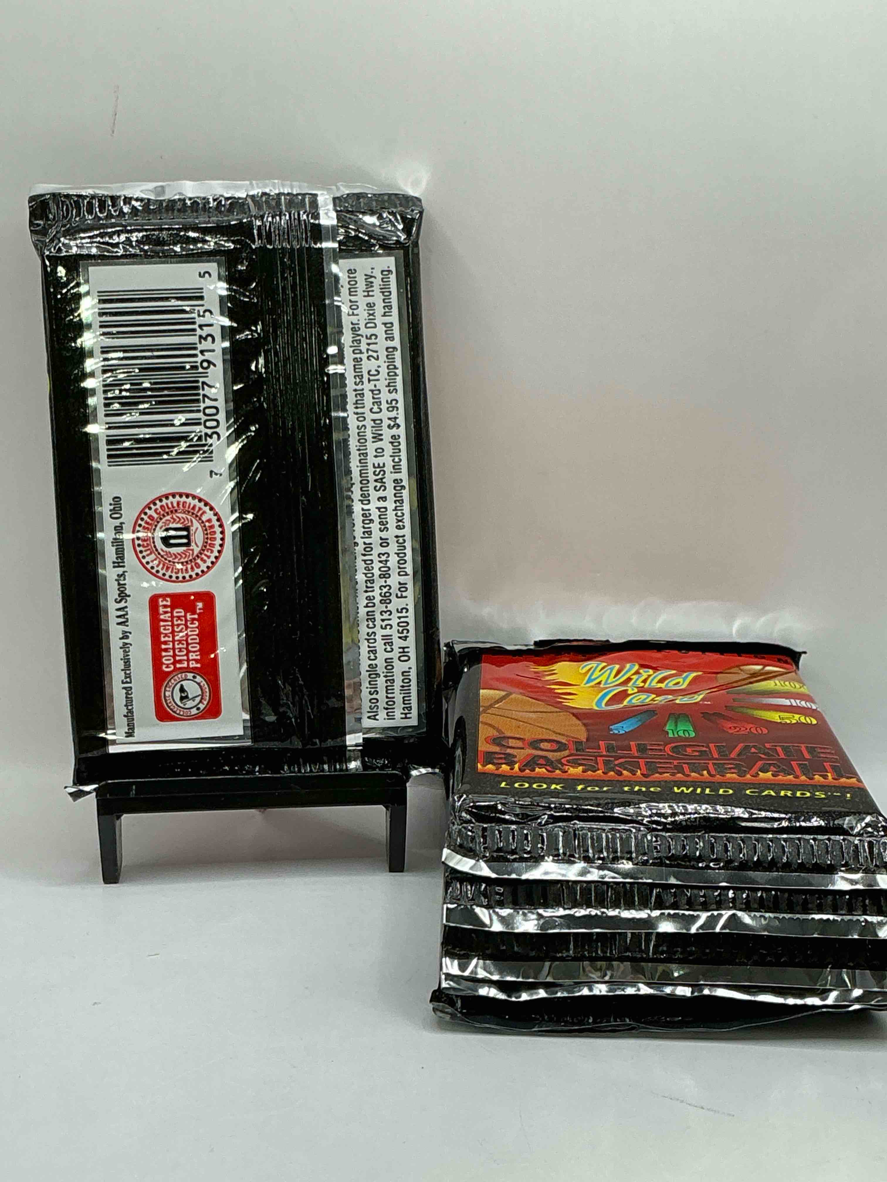 Condition photo showing New/Like New for wild card premier edition 1992 basketball card packs! look for the wild cards! basketball packs! 