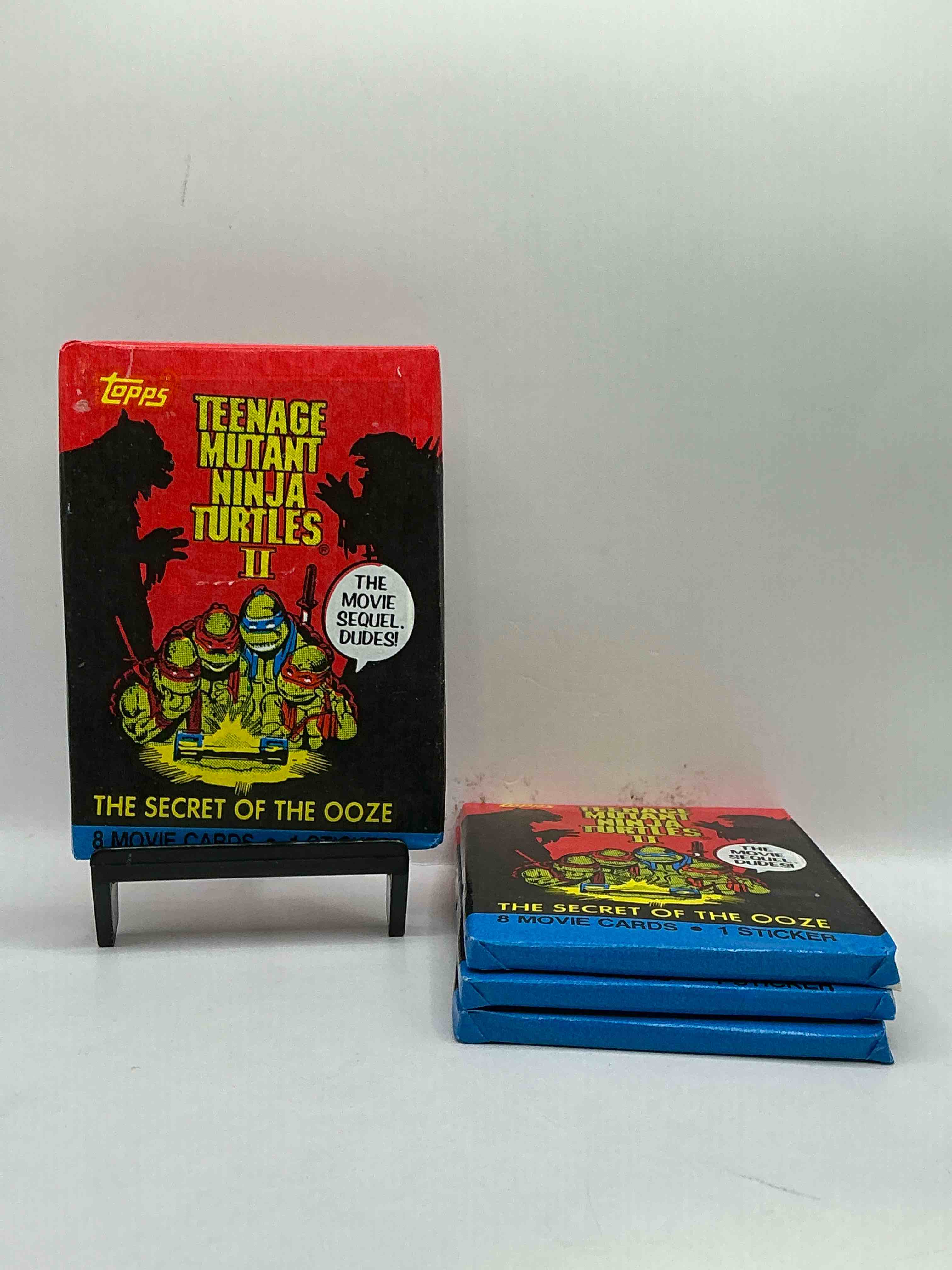 1989 ultra rare ninja turtles! wow! check out these super rare 1989 first series topps teenage mutant ninja turtles sealed card wax packs, direct from original retail case! these cards have become serious collector items & are the very first tmnt card series made, originating in the awesome year of 1989! own rare pieces of ninja turtle history!