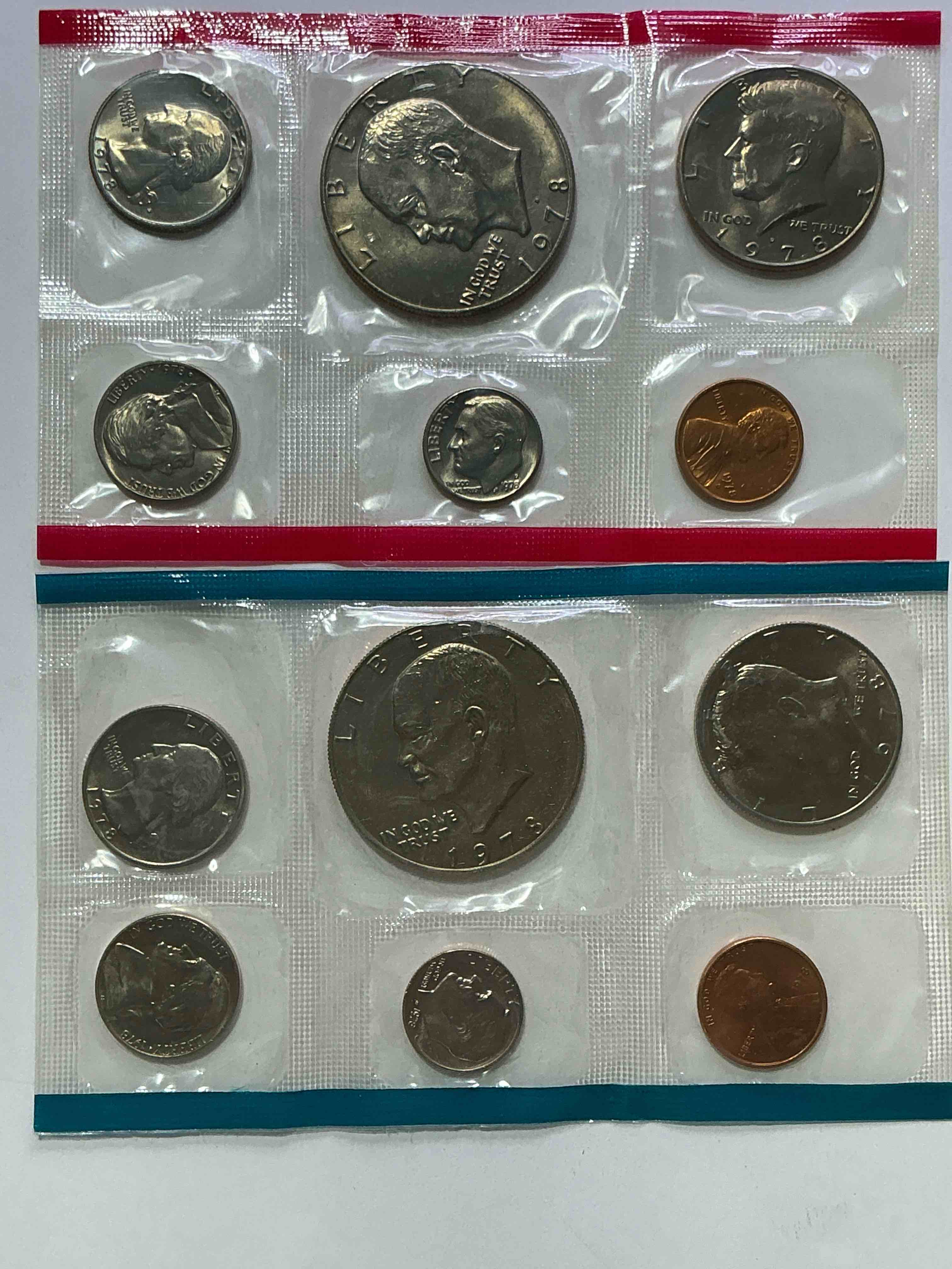 1978 uncirculated u.s. mint coins! these gorgeous coins from the mint set features each u.s. coins minted in 1978 in uncirculated condition, from each mint mark, philly & denver! own an awesome investment & incredible piece of u.s. history!