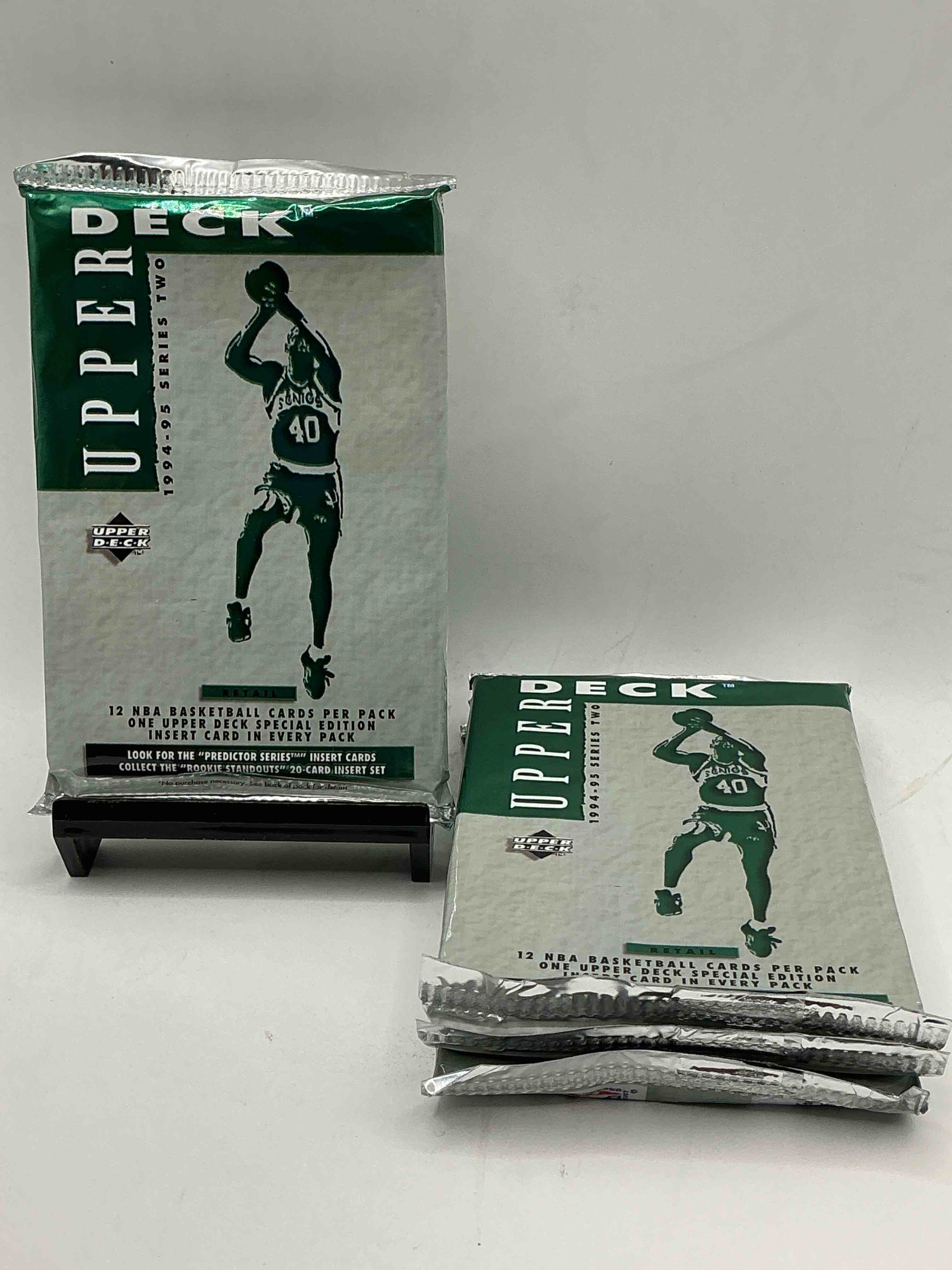 1994-95 Upper Deck Series II NBA Retail Card Packs! Search For “Predictor Series” Inserts & “Rookie Standouts” Inserts As Well! WOW!