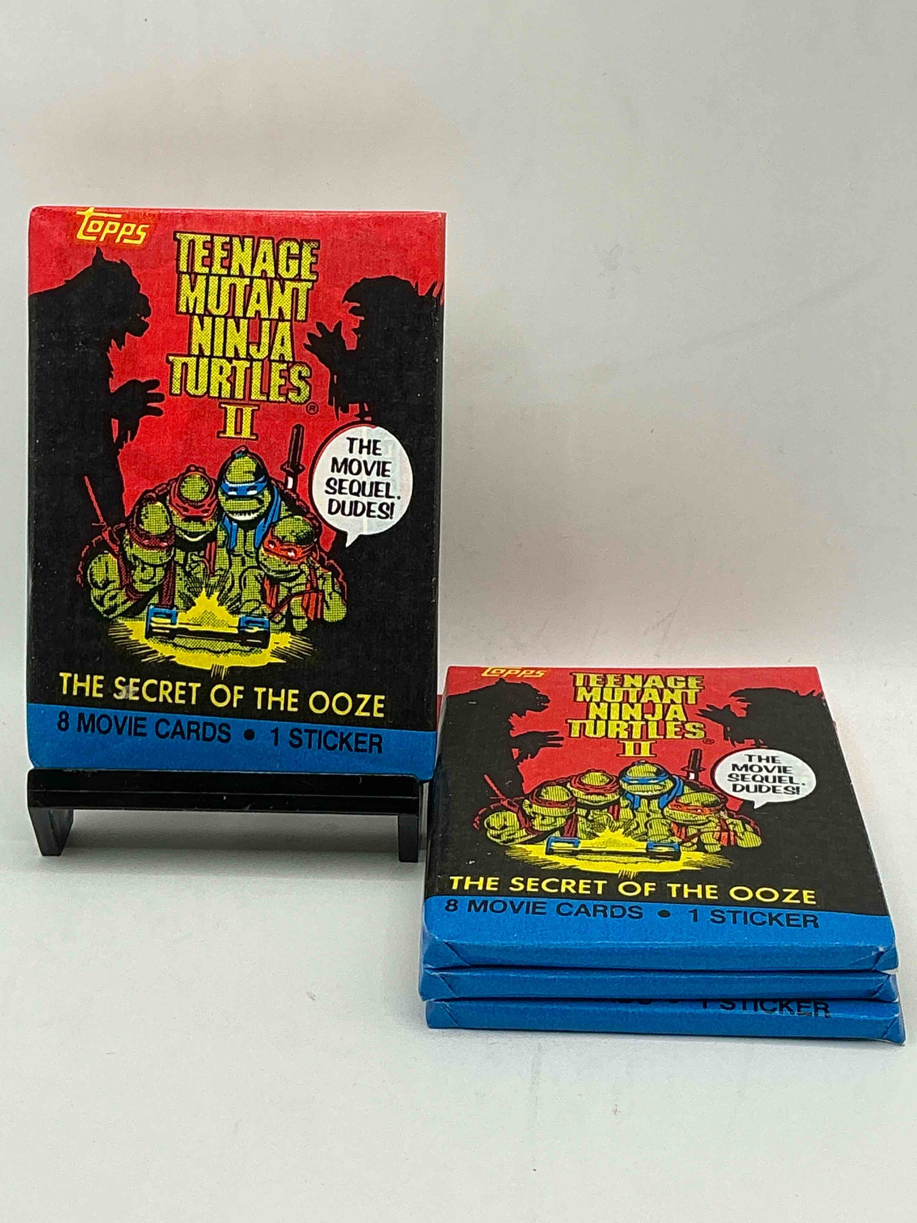 Ninja Turtle Fans Rejoice!  Rare 1991 TMNT II Movie Card Wax Packs, Sealed & Unopened Direct From Original Retail Case!  A Super Rare Serious Collectible!
