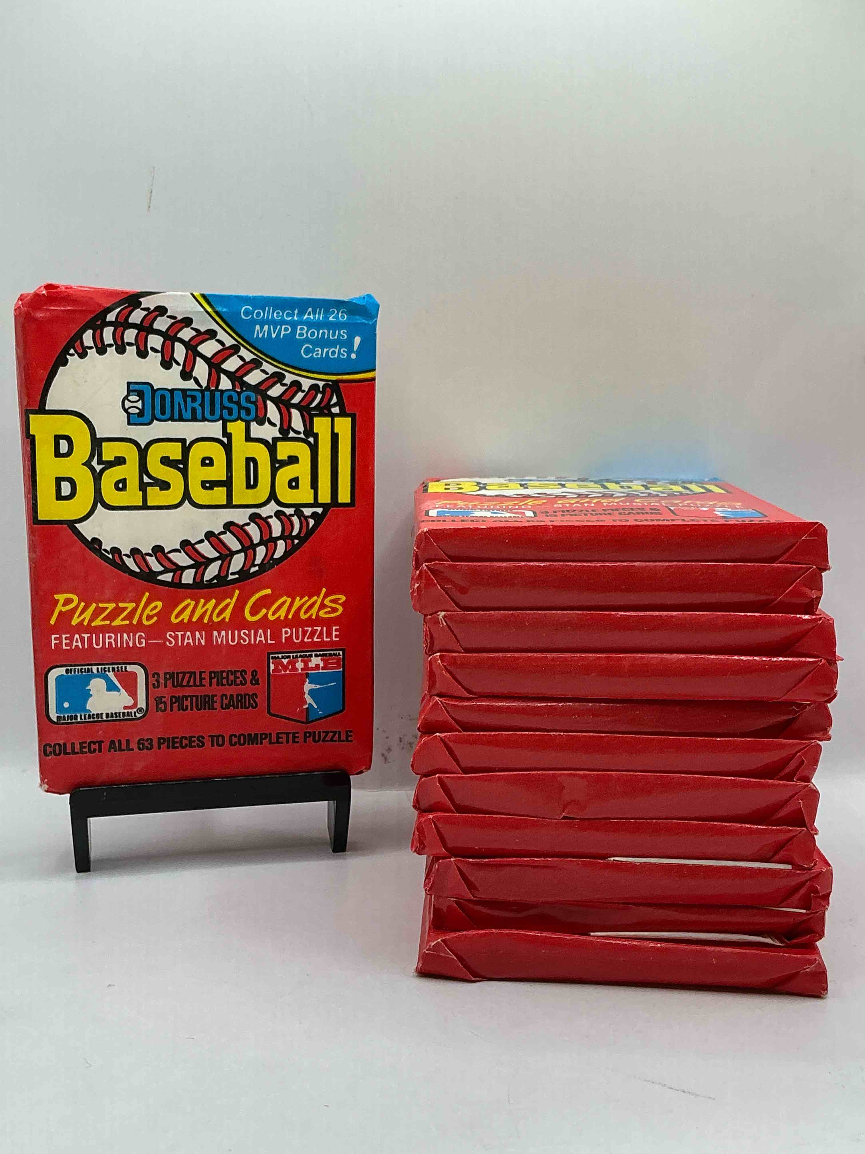 1988 donruss baseball unopened sports card wax packs, direct from original box!search for valuable don mattingly & nolan ryan cards!