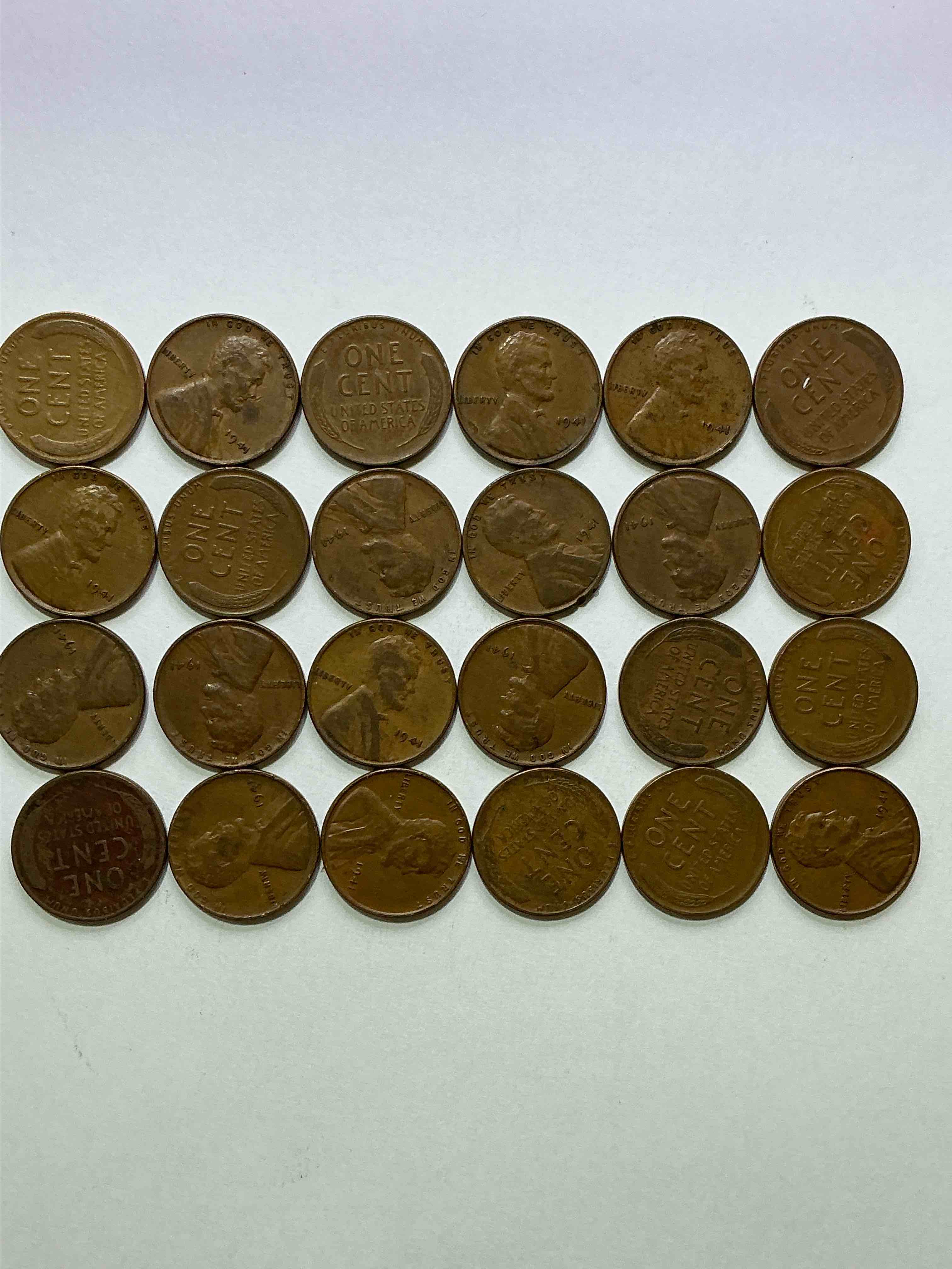Condition photo showing Good Condition for 1941 pearl harbor ww2 era pennies! dec 7, 1941, a day that will live in infamy when the japanese bombed pearl harbor bringing america into world war 2! up for auction are 1941 pennies in great condition, awesome pieces of wwii history!