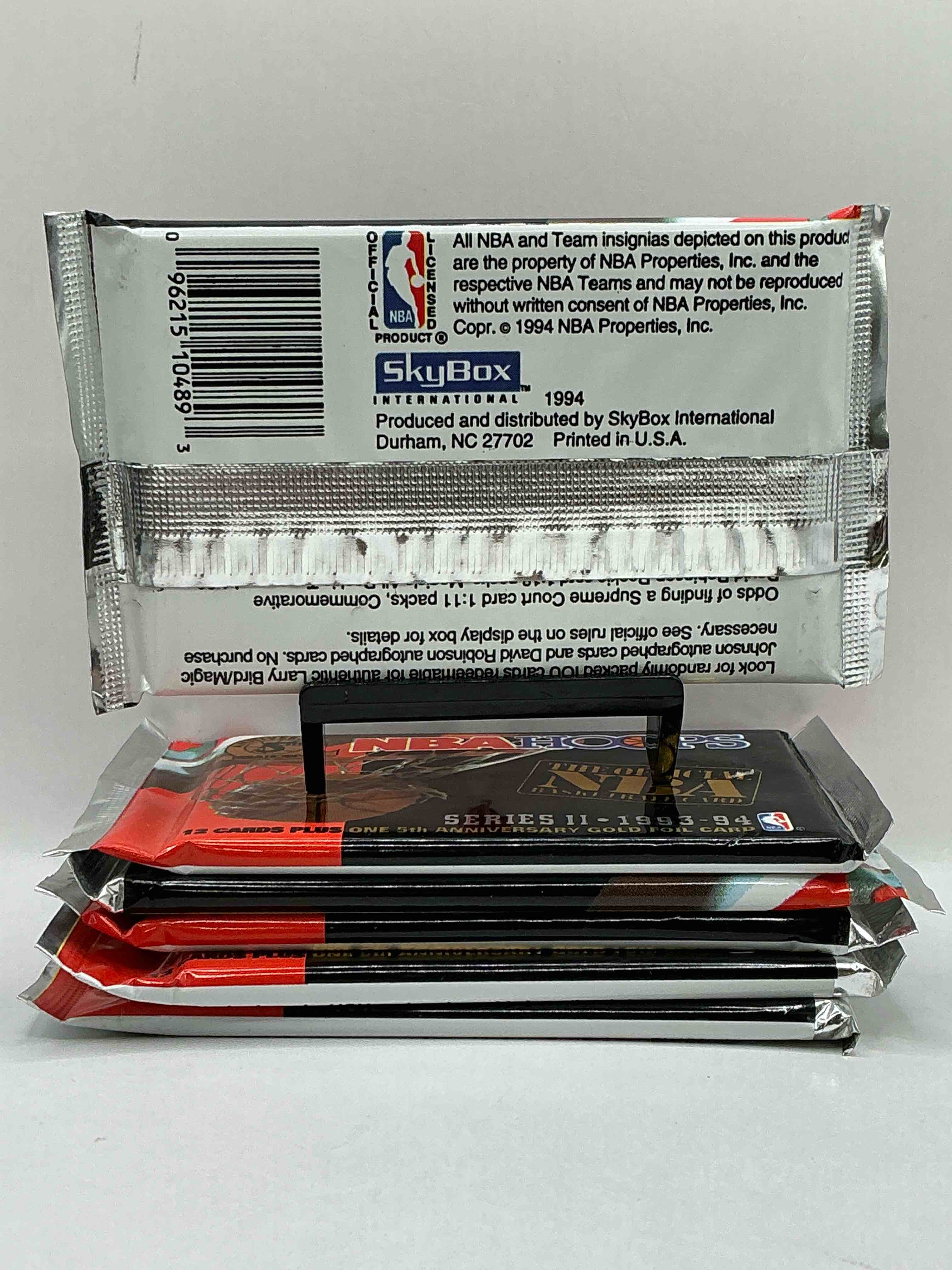 Condition photo showing New/Like New for michael jordan!? 90’s basketball stars!! nba hoops premium series ii basketball packs! 1993-94 edition hoops packs! these beautiful packs are getting to be very hard to find. these premiere edition card packs are rare & super cool! look for michael jordan, david robinson, dennis rodman & so many more 80’s & 90’s legends!