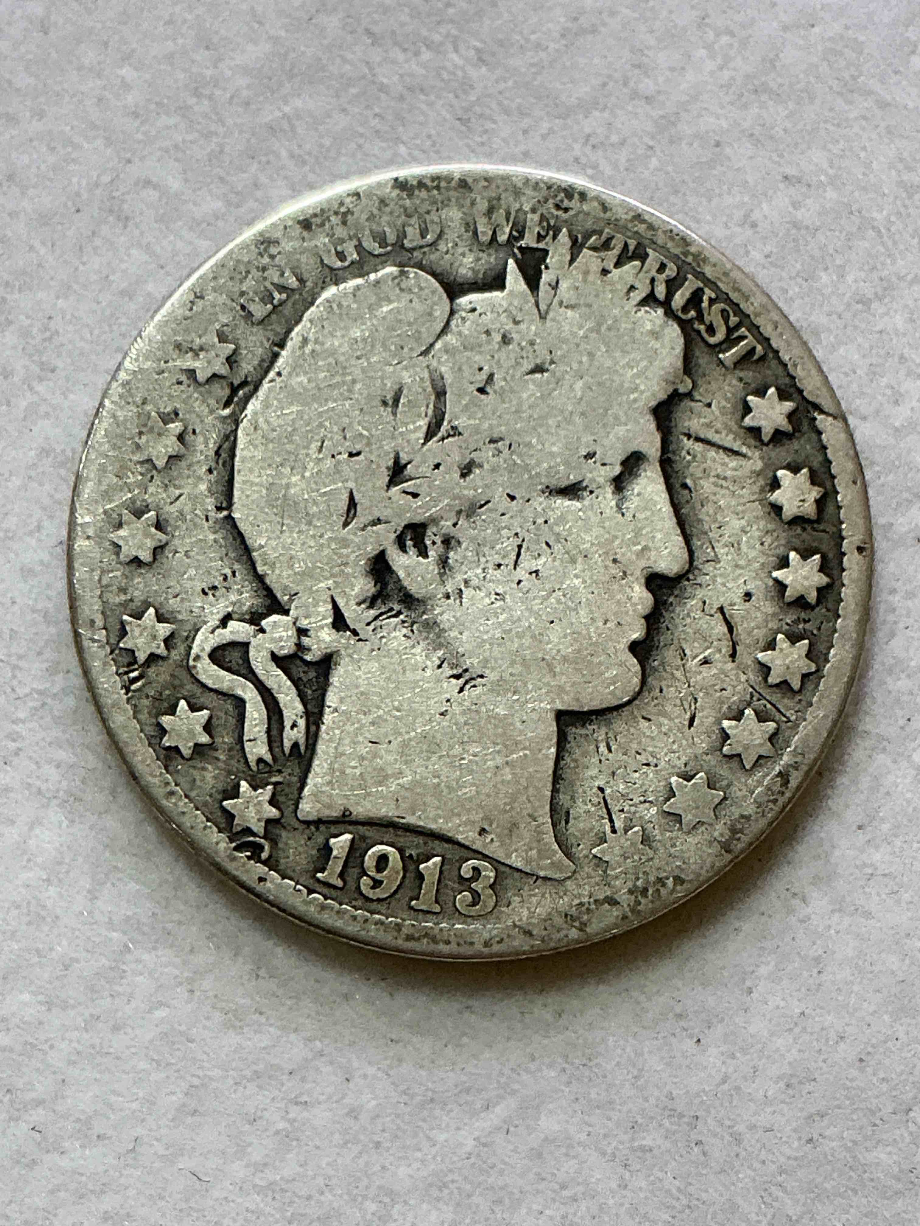 world war i era american silver! barber quarter from the world war i era! these quarters are 90% fine us silver & super rare, even more rare with wwi era dates! beautiful & circulated! perfect addition to any collection! 