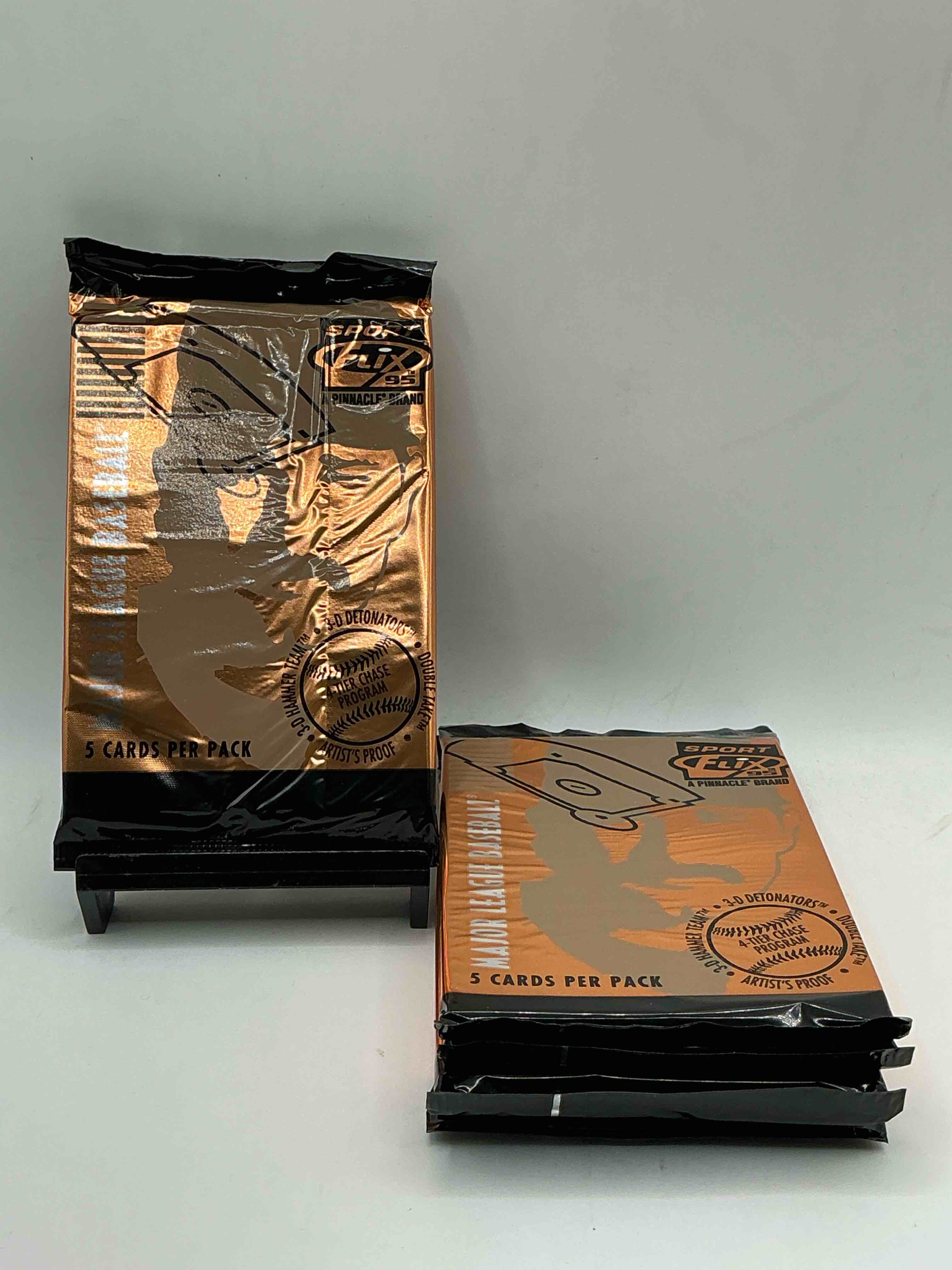 rare! 1995 pinnacle sports flix baseball packs! search for 4 tier inserts! search for artists proof cards! ken griffey jr!? don mattingly!? cal ripken jr!? search for insane 80's & 90's baseball players & stars! straight from box!