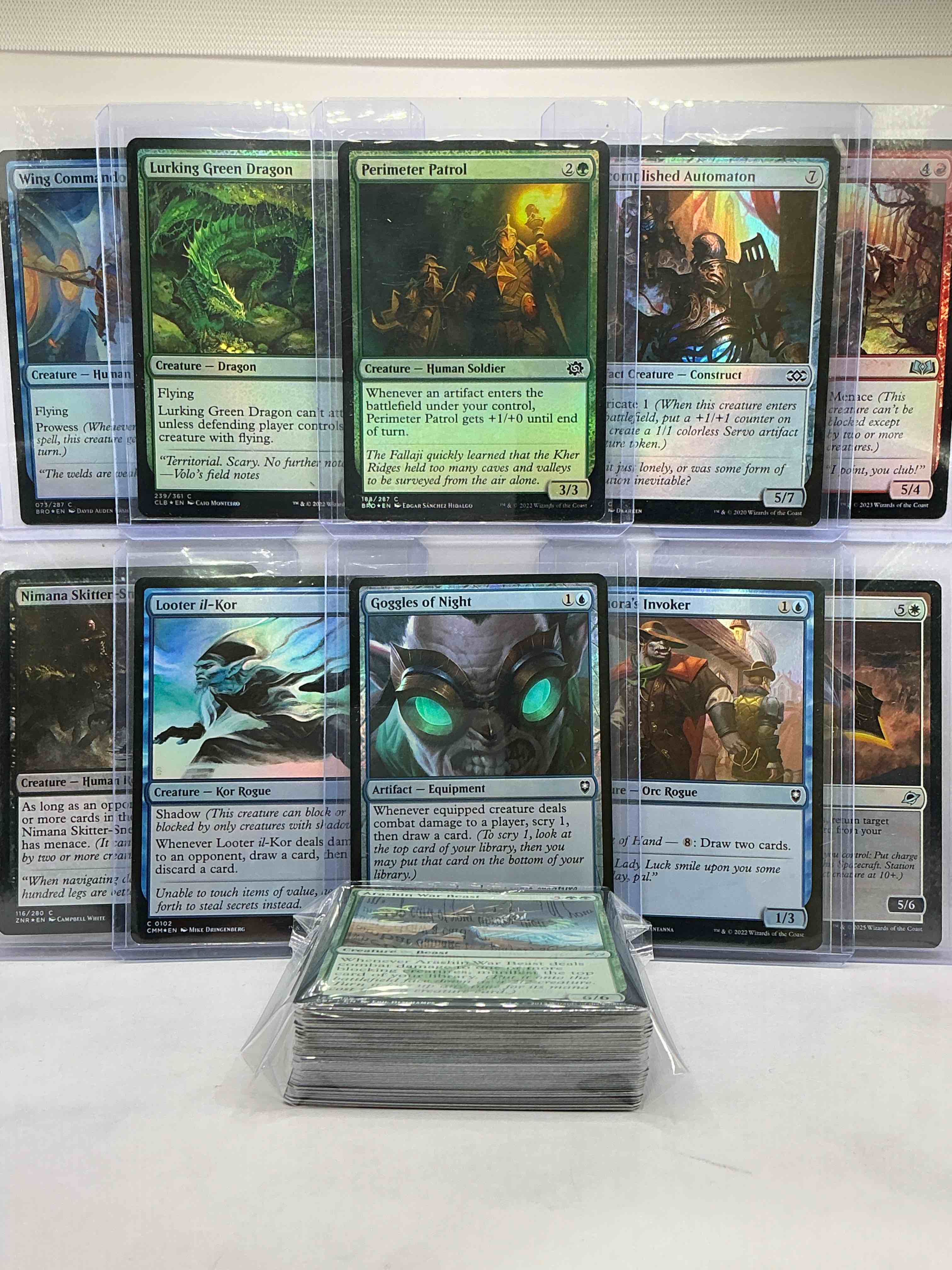 Magic The Gathering 50 Card Lot! Lot Includes 10 Rare Or Holo Foil Cards! All Cards In Excellent Shape Condition! A Great Way To Join The MTG Craze!