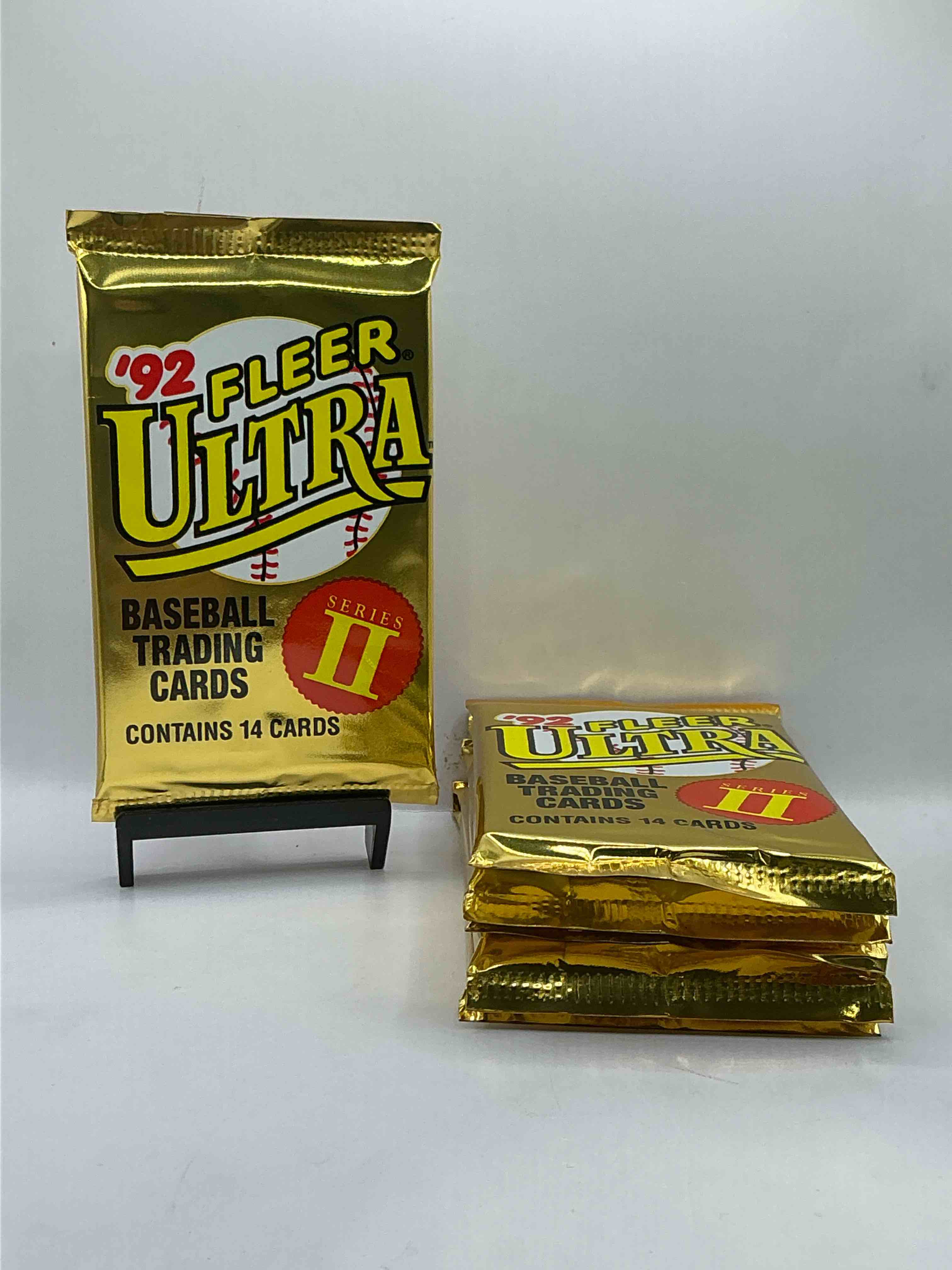 1992 fleer ultra series ii baseball sealed card pack, direct from original sealed retail case! search for valuable early ken griffey jr., nolan ryan, cal ripken jr. & much more in this premium card set! these cards are gorgeous!
