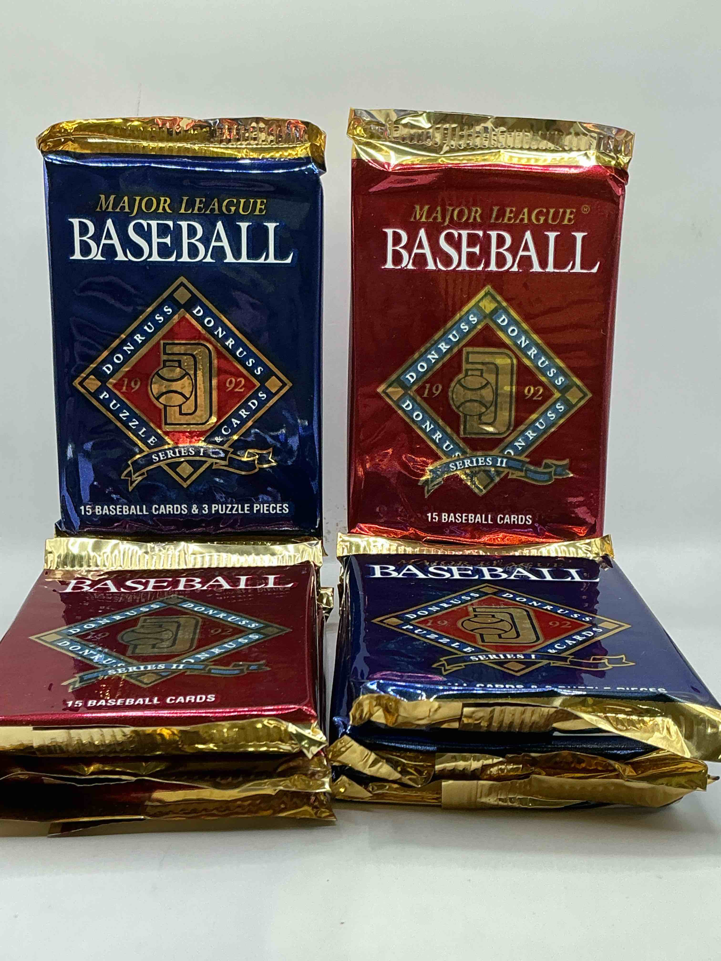 1992 donruss baseball series 1 and 2 unopened sealed sports card pack, direct from original sealed retail case! search for valuable cards from ricky henderson & noian ryan & so much morel also, search for 1 of 5000 personally autographed cal ripken jr. cards randomly inserted!